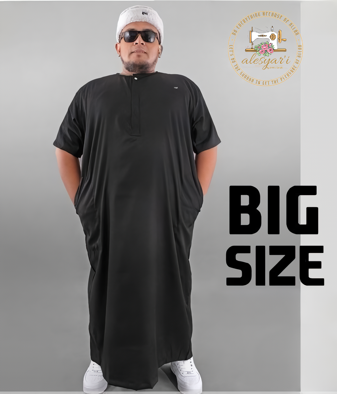 Alesyari Shop I The Majesty of Tradition Prayer Robes in Big Size 4XL 5XL 6XL for Men