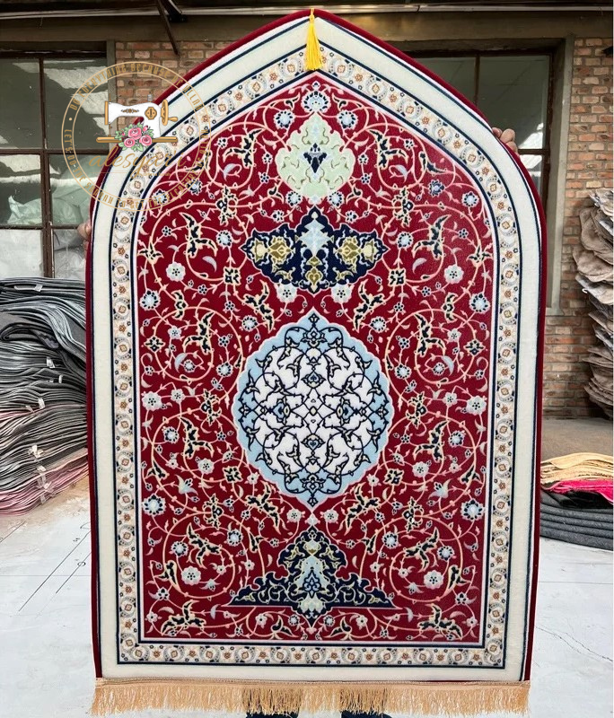 Alesyari Shop I Enhance Your Ramadan Experience with Our Exclusive Printed Prayer Mat – A Flannel Carpet Designed for Worship