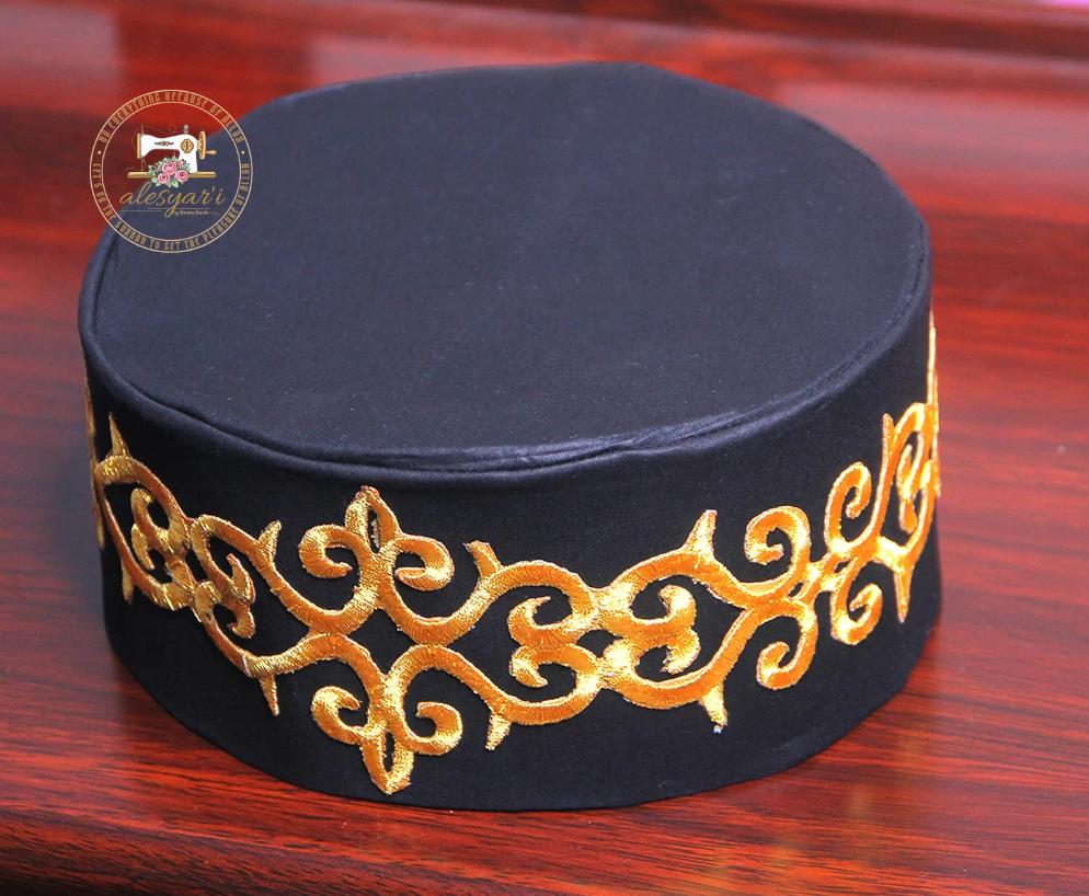 Alesyari Shop I Islamic Elegance: Ramadan Men's Kippah - Arab Caps for Muslim Prayer