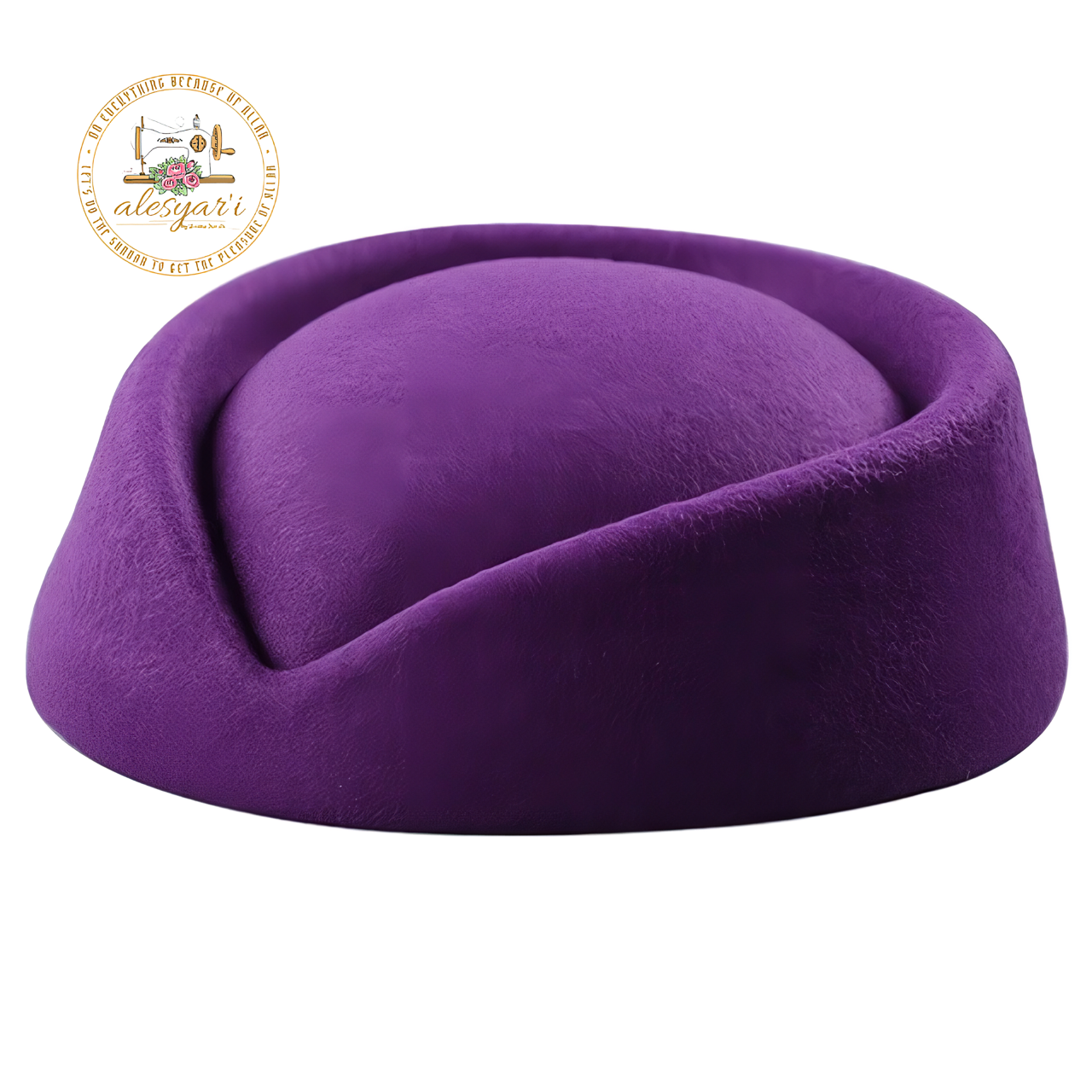 Alesyari Shop I Chic Solid-Colored Beret Caps Elevate Your Style with Air Hostess Cosplay in Sweet Business Uniform Live Shows