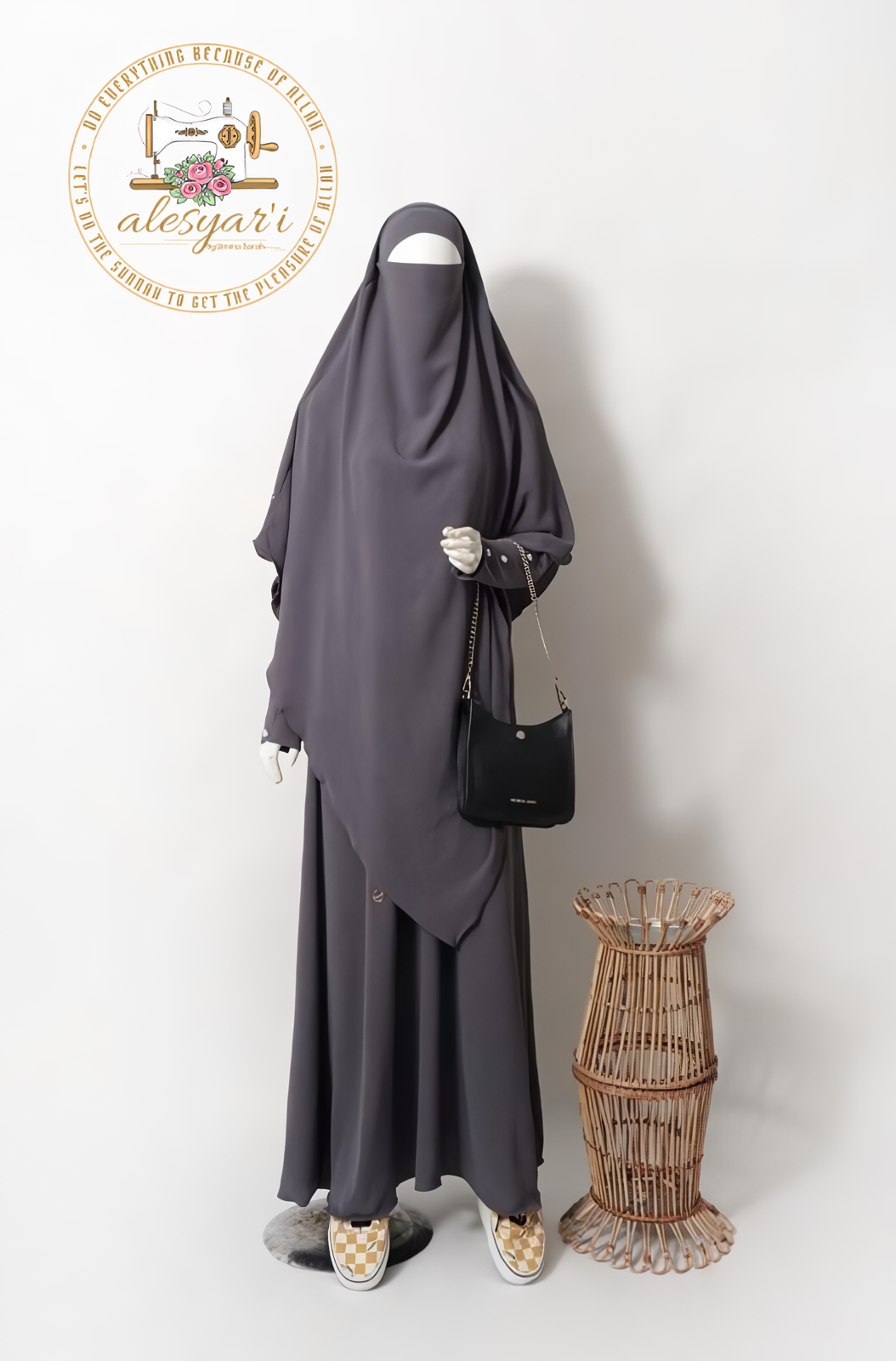 Alesyari Shop I Premium Umrah Abaya Set Ultra Soft and Comfortable, Ideal for Both Formal and Everyday Wear