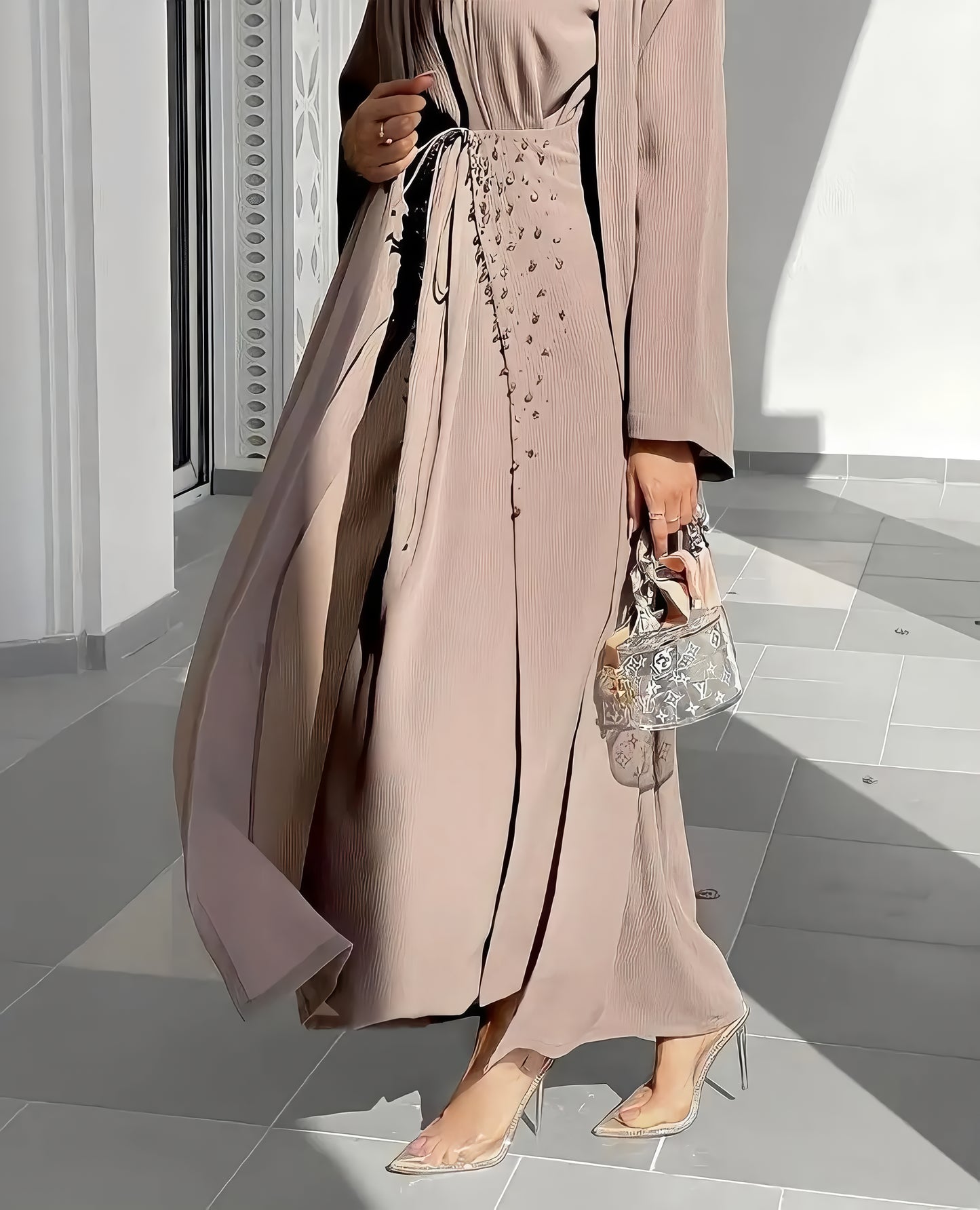 Alesyari Shop I Discover our Versatile 3-Piece Bangladeshi Abaya Set for Muslim Women