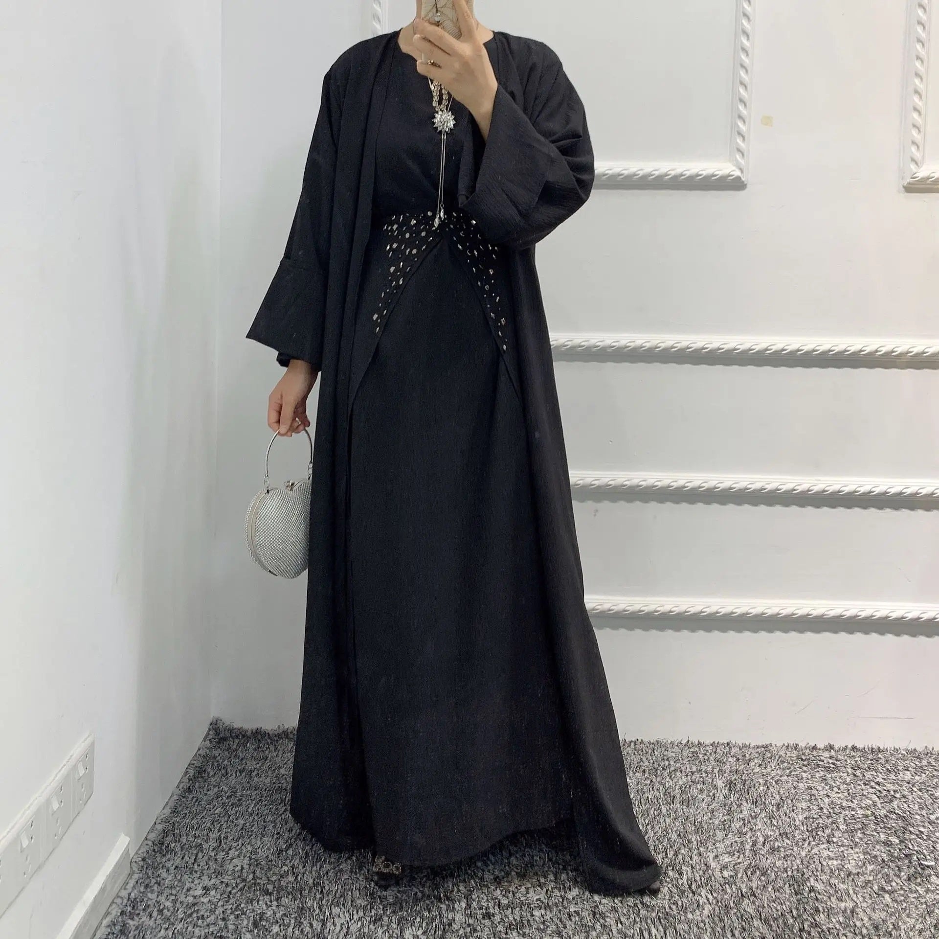 Alesyari Shop I Discover our Versatile 3-Piece Bangladeshi Abaya Set for Muslim Women