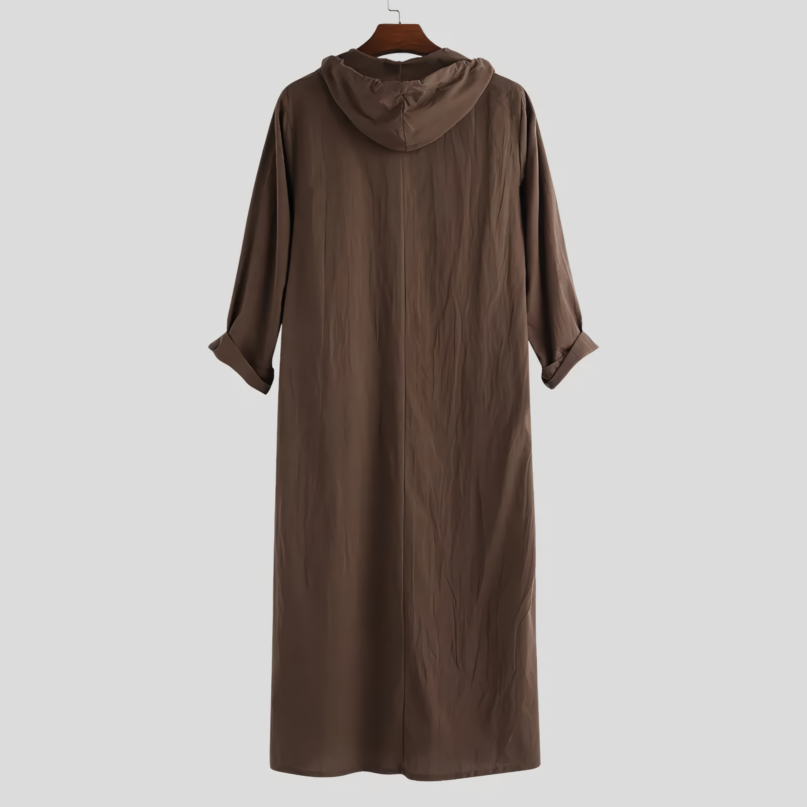 Alesyari Shop I Islamic Jubba Thobe Long Sleeve Robe Shirts Hoodies Saudi Arab Kaftan Long Jubba Thobe Hombre Muslim Men Abaya Clothing