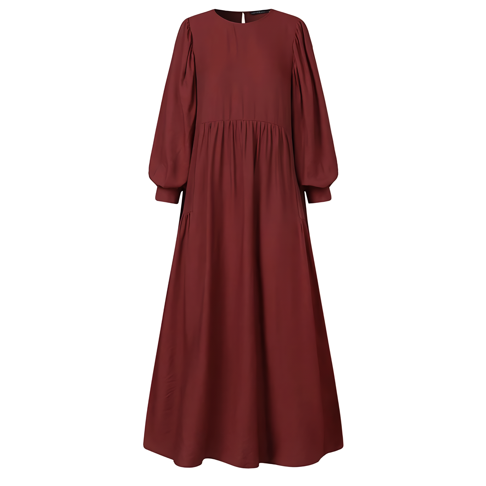 Alesyari Shop I Retro Abaya: Stylish Long Sleeve Muslim Dress