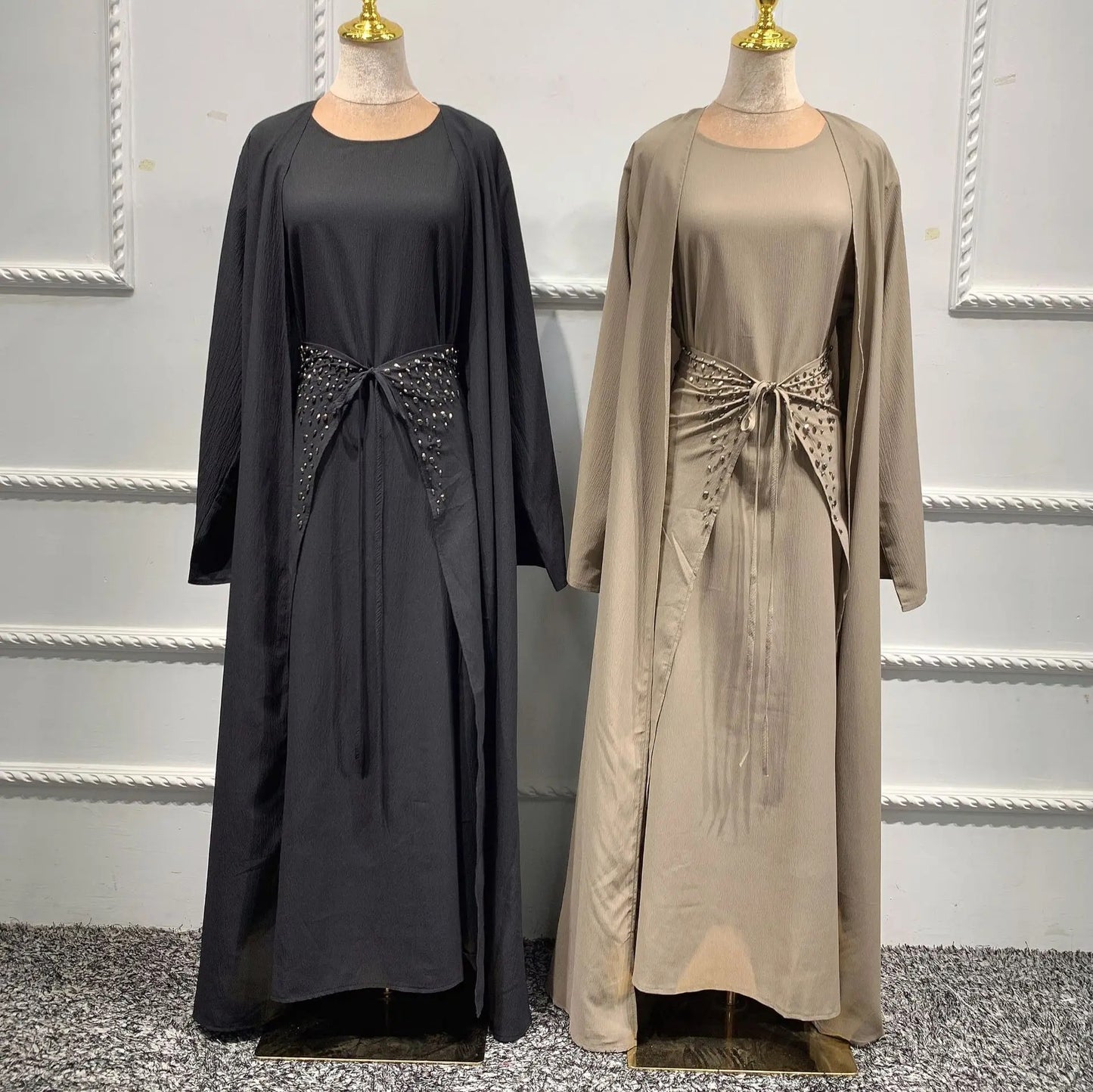 Alesyari Shop I Discover our Versatile 3-Piece Bangladeshi Abaya Set for Muslim Women