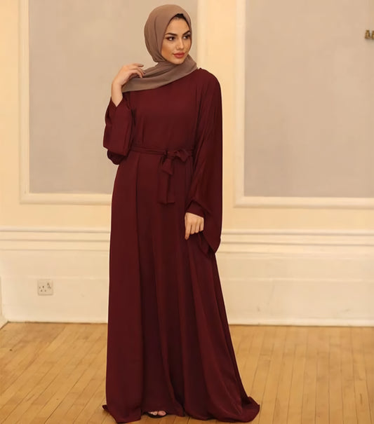 Alesyari Shop I Muslim Ramadan Abaya Dress for Women: Dubai & Turkish Long Jubah Kaftan