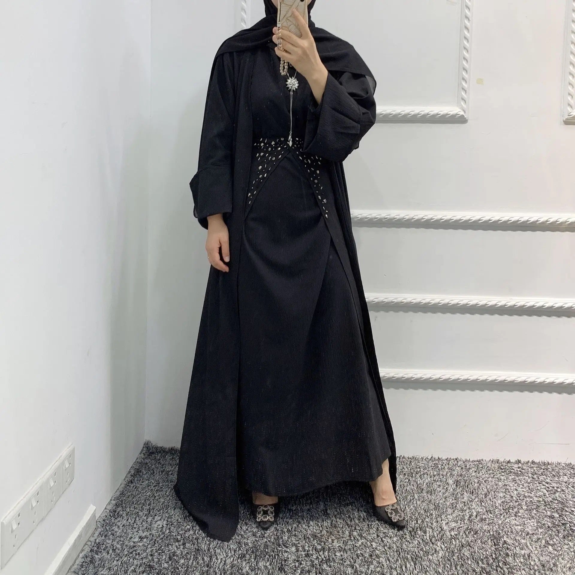 Alesyari Shop I Discover our Versatile 3-Piece Bangladeshi Abaya Set for Muslim Women