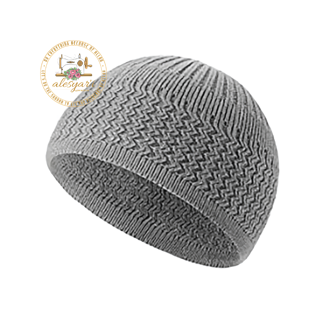 Alesyari Shop I New Winter Warmth: Woolen Muslim Caps for Mosque - Unisex Beanies