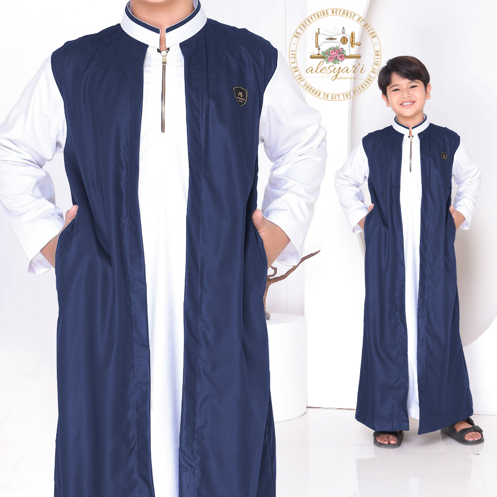 Alesyari Shop I Original Stylish Comfort 2-in-1 Childrens Robe with 2 Layers for Maximum Comfort