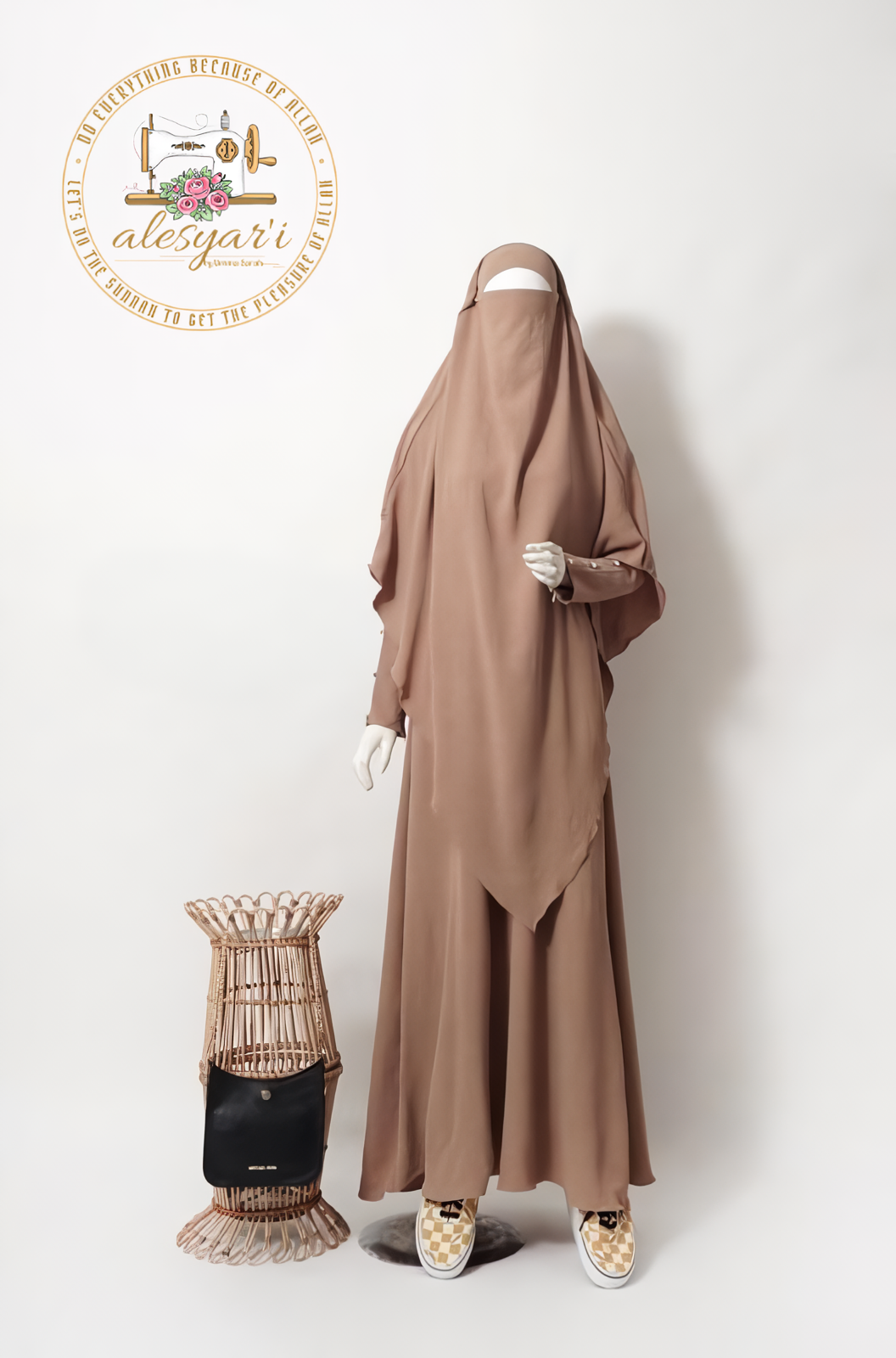 Alesyari Shop I Premium Umrah Abaya Set Ultra Soft and Comfortable, Ideal for Both Formal and Everyday Wear