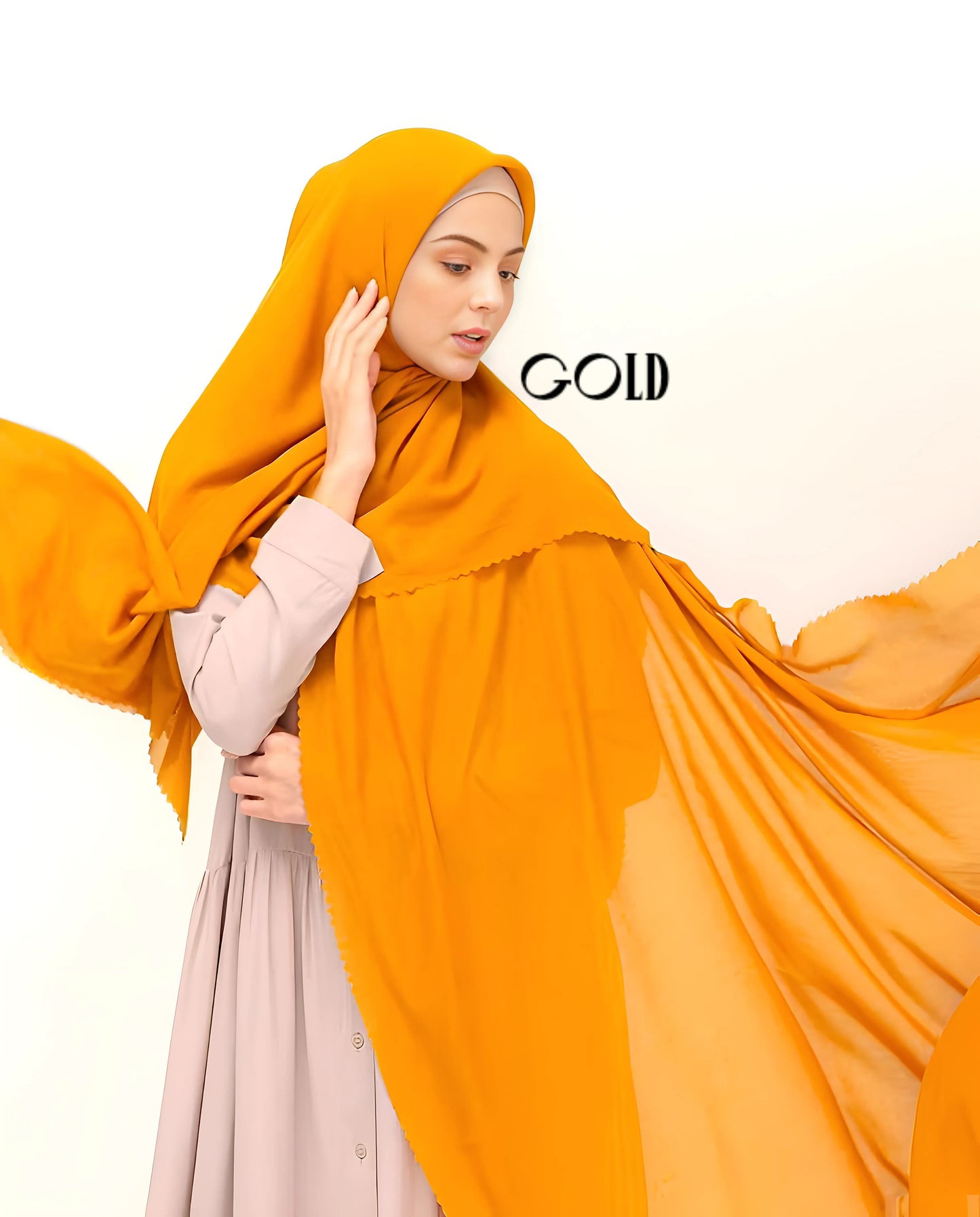 Premium Square Hijab Scarf Soft Voal Fabric Elegant Laser Cut Muslim Headwear for Women Perfect for Eid Ramadan 
