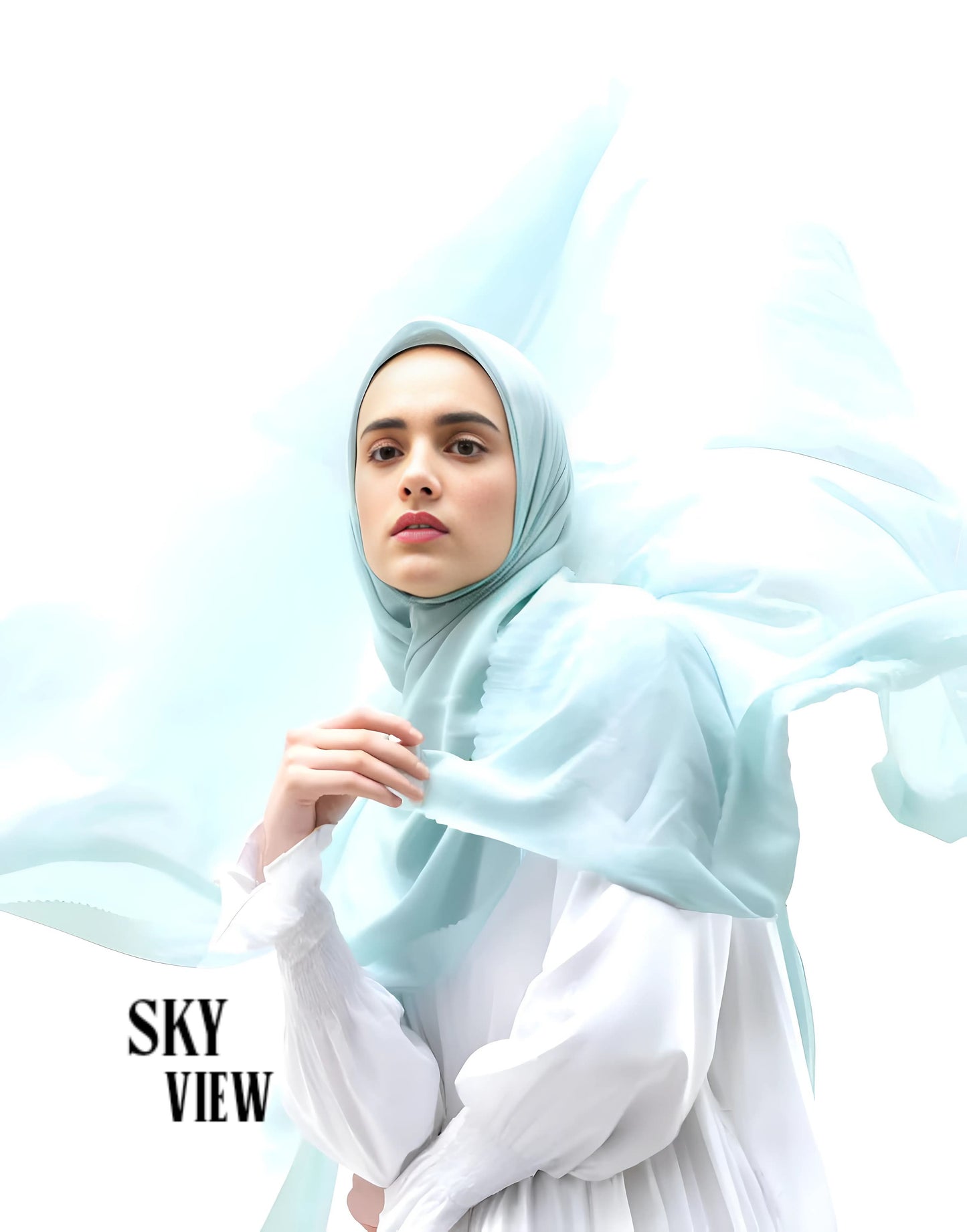 Premium Square Hijab Scarf Soft Voal Fabric Elegant Laser Cut Muslim Headwear for Women Perfect for Eid Ramadan 
