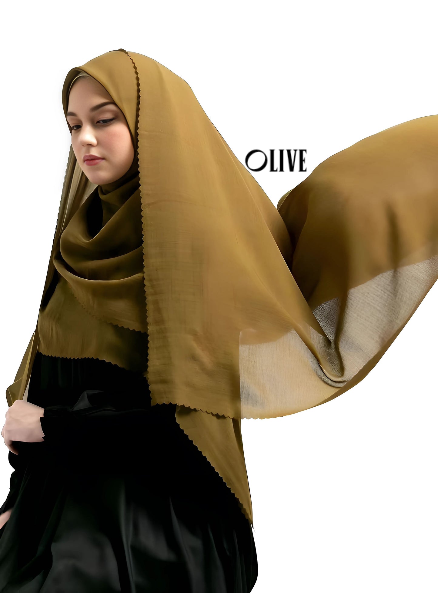 Premium Square Hijab Scarf Soft Voal Fabric Elegant Laser Cut Muslim Headwear for Women Perfect for Eid Ramadan 