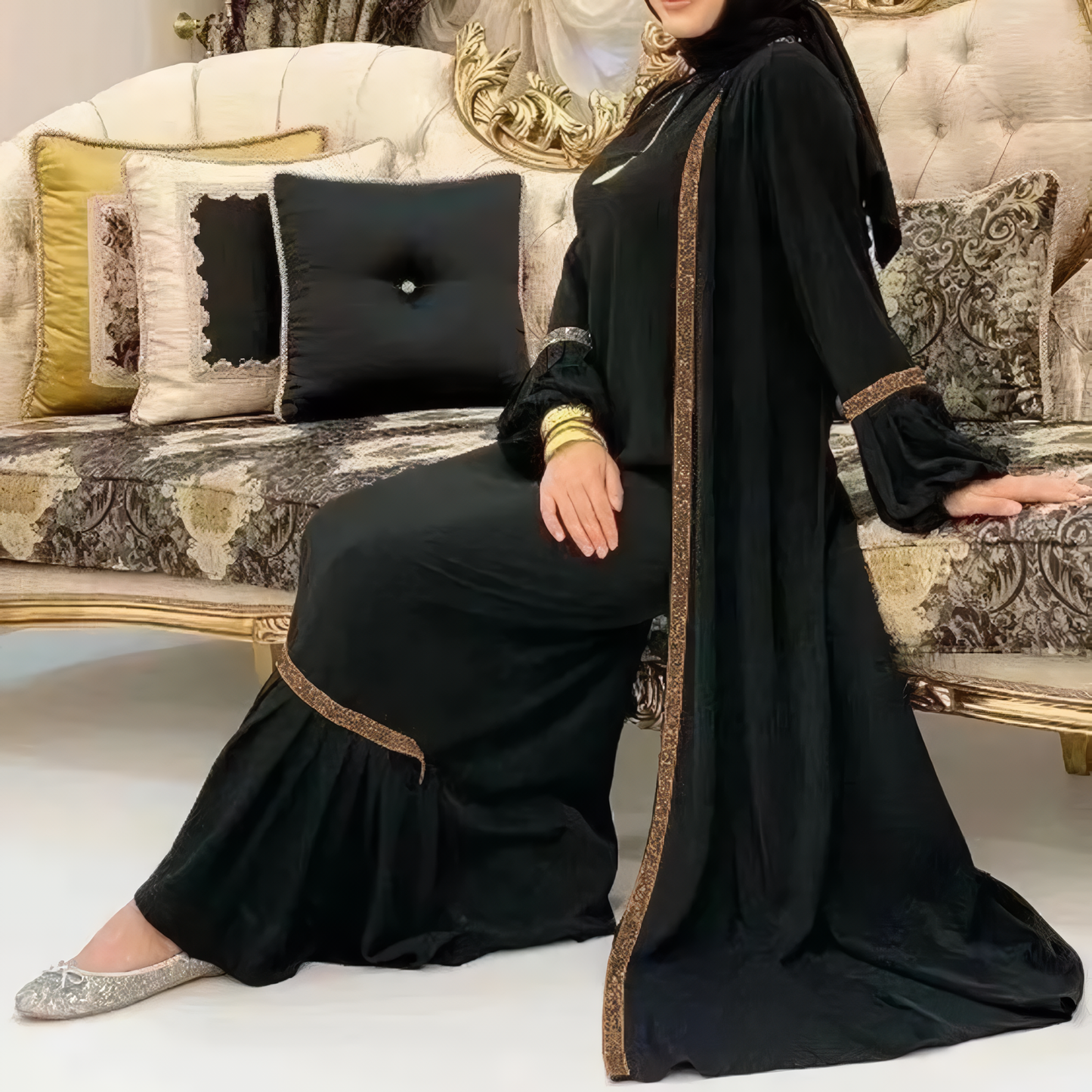 Alesyari Shop I Modest Islamic Dresses for Women: Elegant Eid Abaya from Dubai