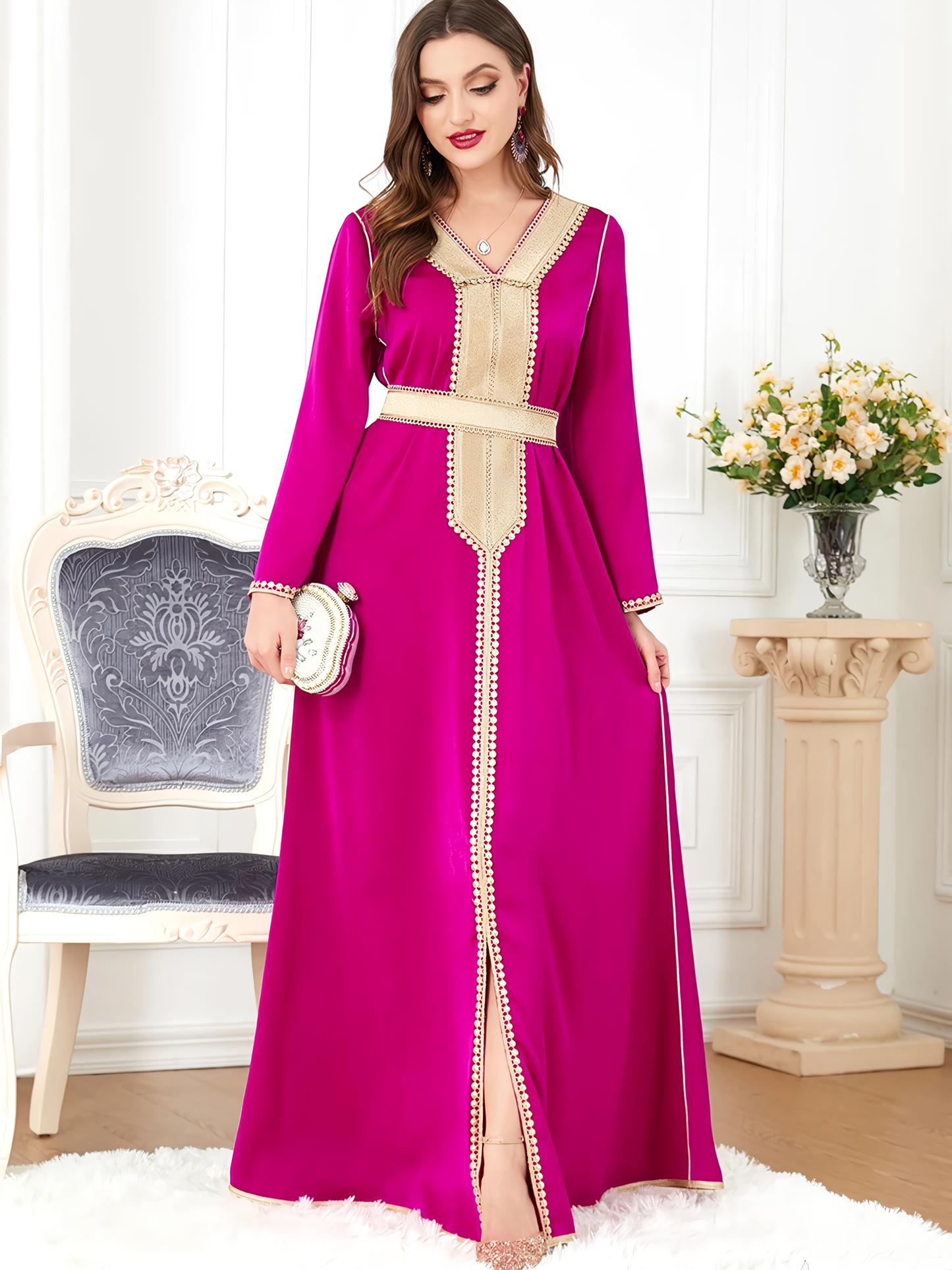 Alesyari Shop I Plain Color Muslim Women's Dress: New Spring Fashion, Stylish and Elegant