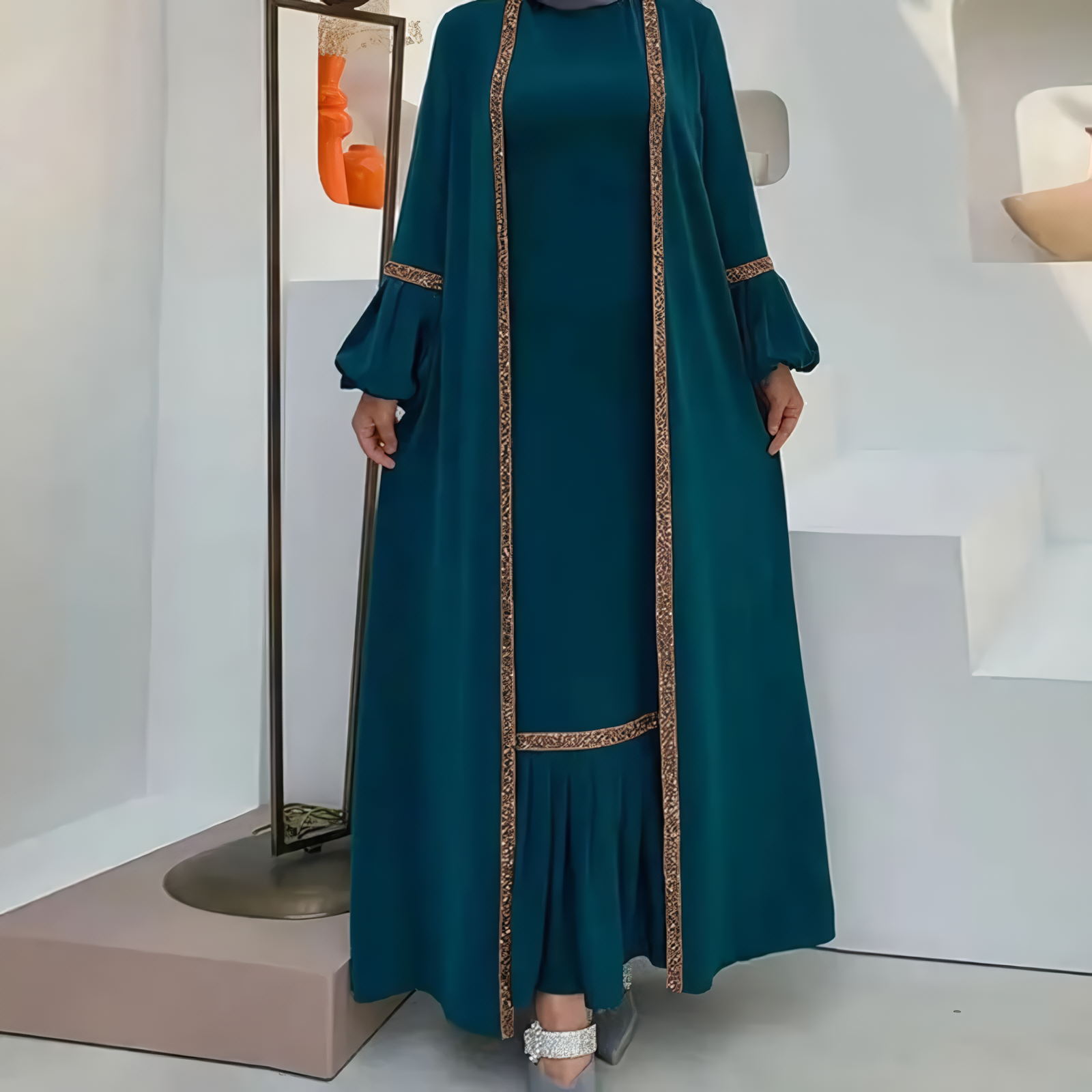 Alesyari Shop I Modest Islamic Dresses for Women: Elegant Eid Abaya from Dubai