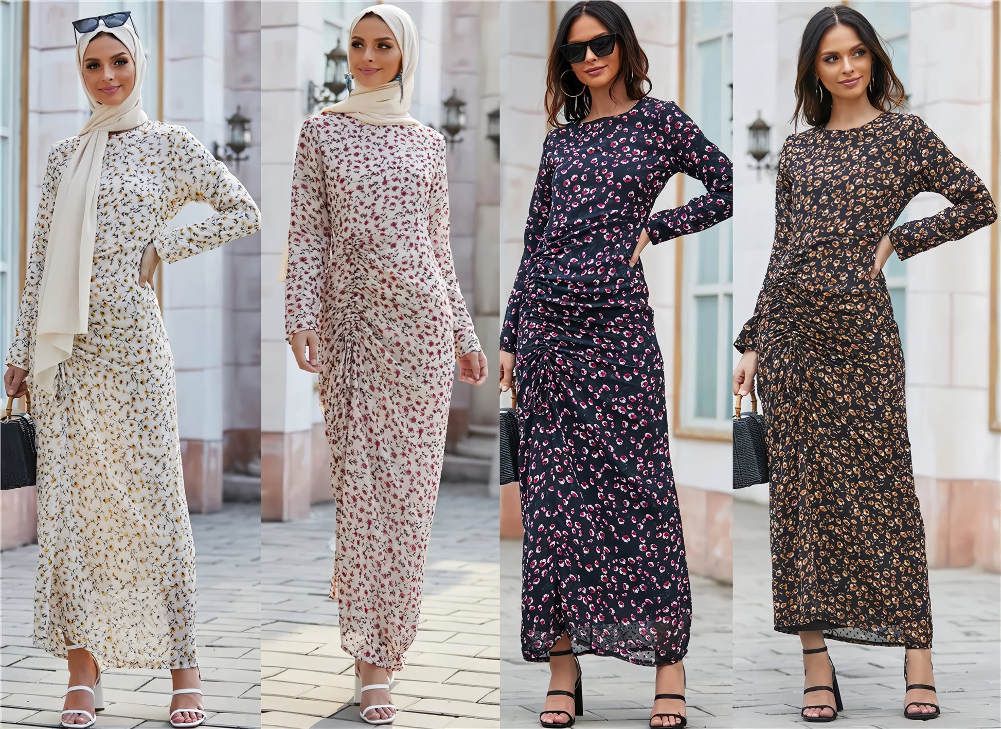 Alesyari Shop I Printed Hijab Abayas: Turkish Dresses for Women, Dubai Abaya - Islamic Fashion