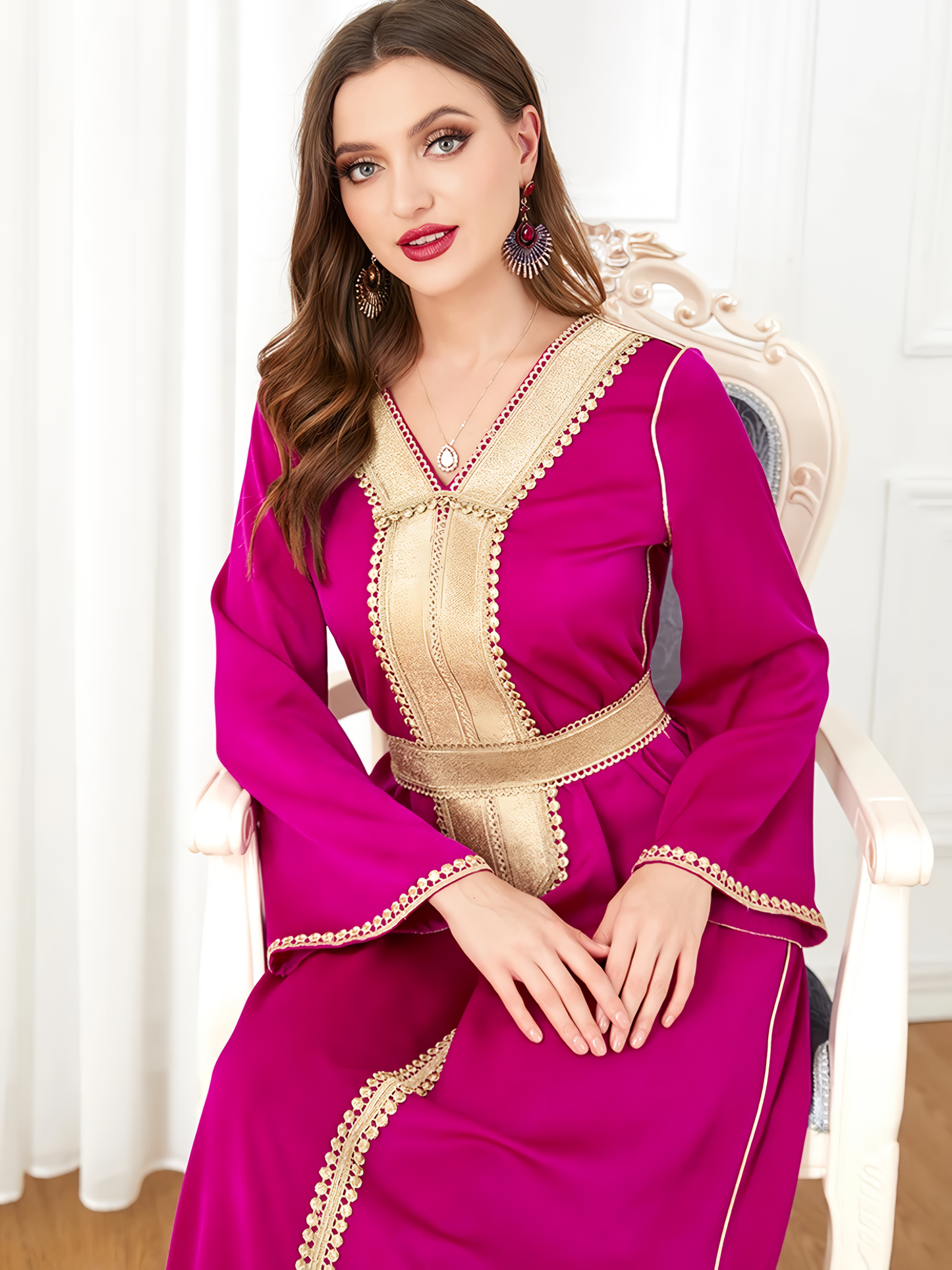 Alesyari Shop I Plain Color Muslim Women's Dress: New Spring Fashion, Stylish and Elegant