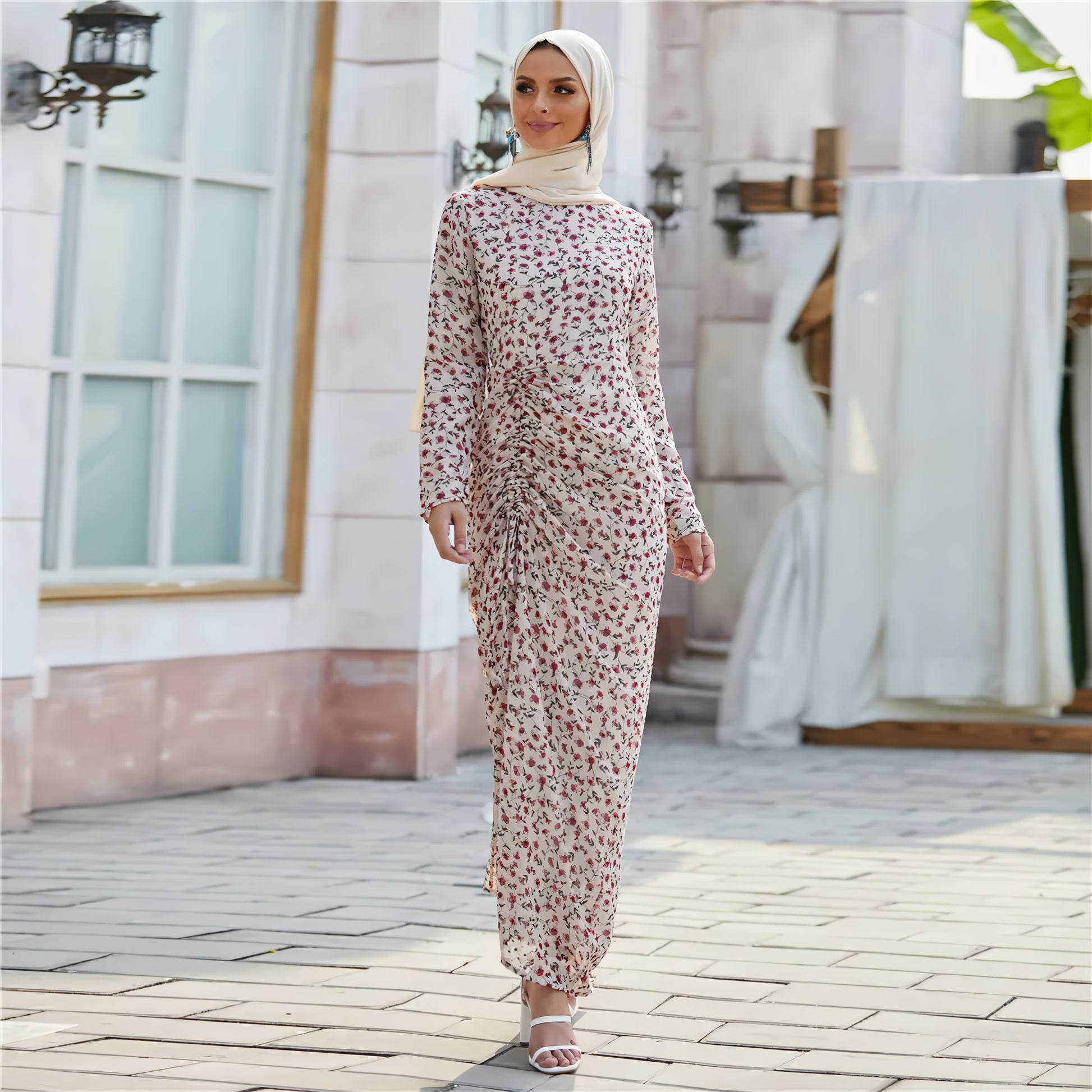 Alesyari Shop I Printed Hijab Abayas: Turkish Dresses for Women, Dubai Abaya - Islamic Fashion