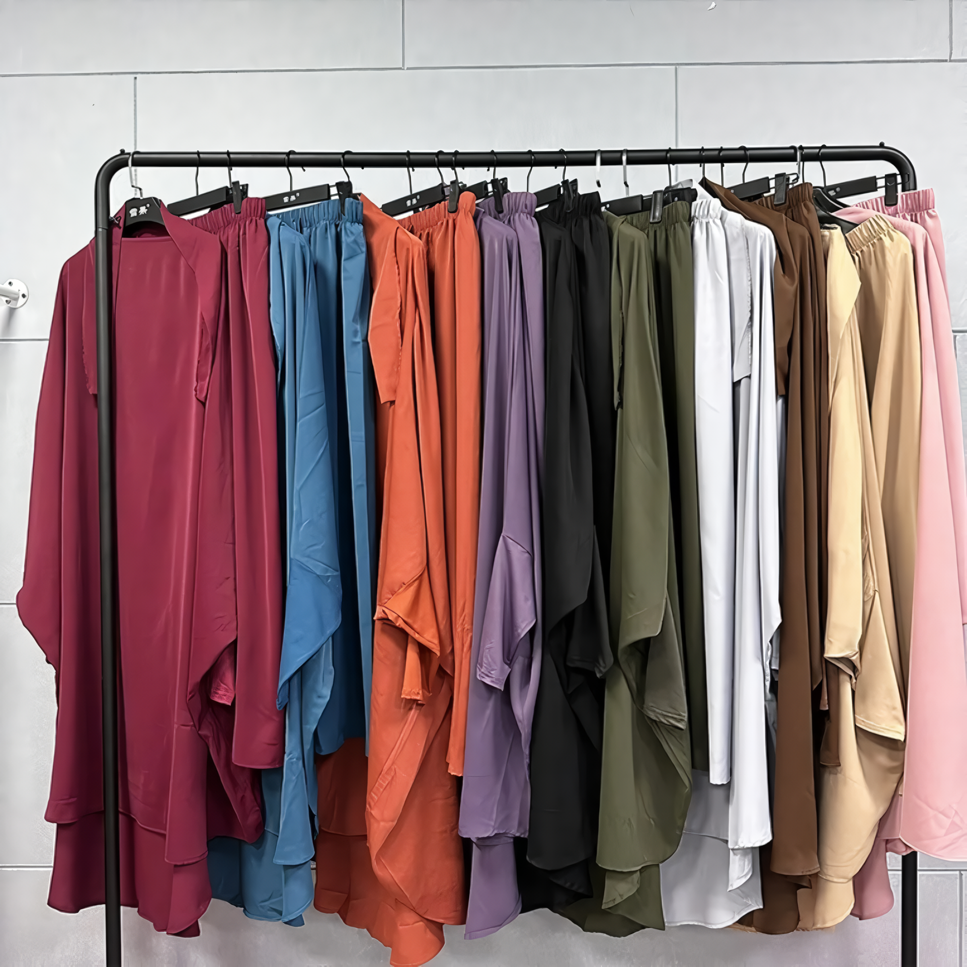 Casual Muslim women's clothing in Dubai for Eid, featuring Jilbab, Abaya, and Ramadan attireCasual Muslim women's clothing in Dubai for Eid, featuring Jilbab, Abaya, and Ramadan attire