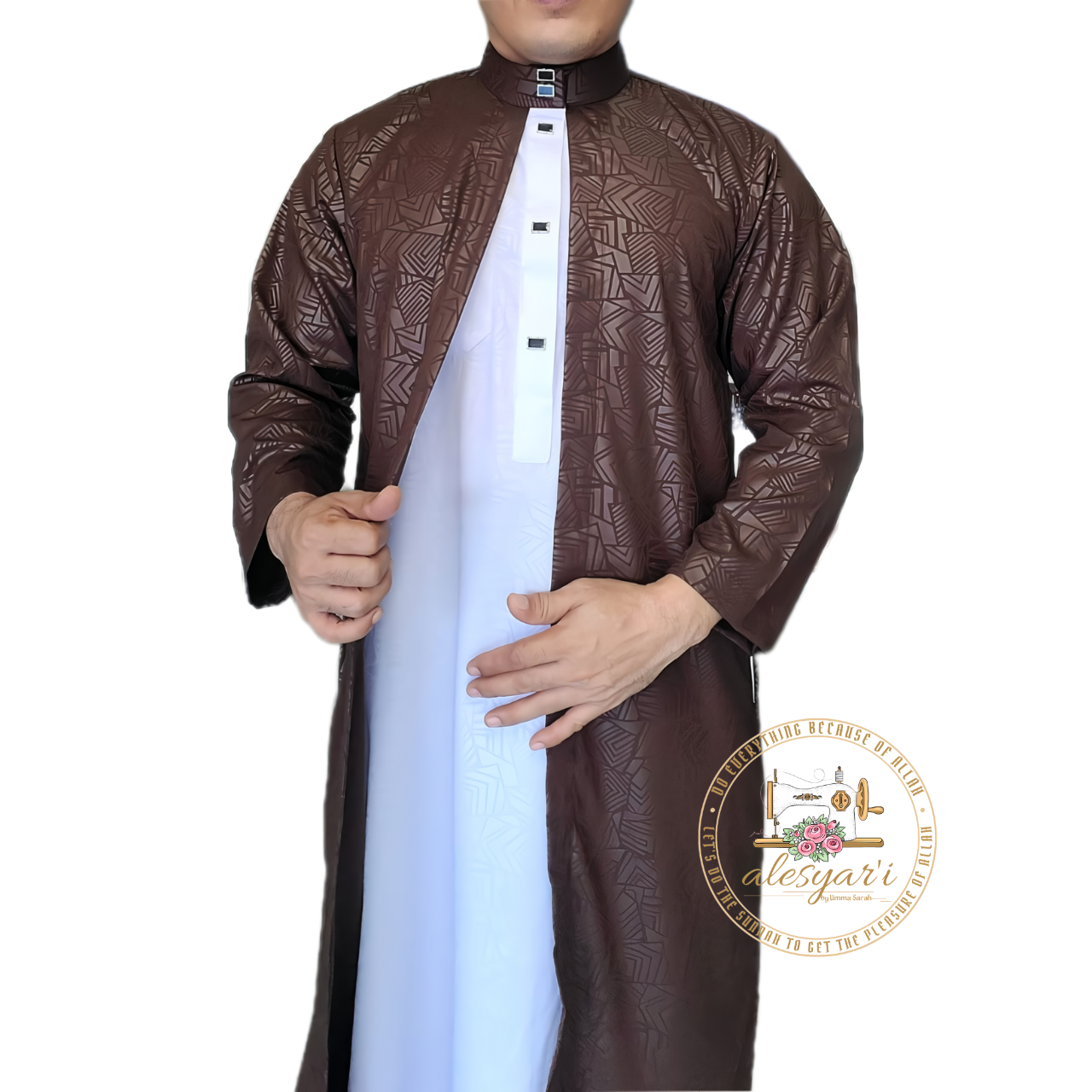 Men's Regular Jubba: Versatile 2-in-1 Outer Jubba Thobe