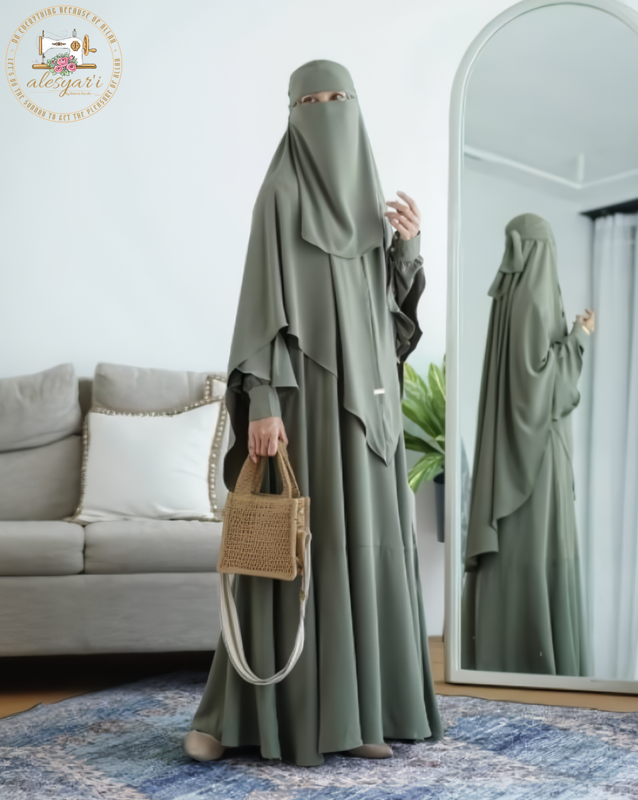 Alesyari Shop I 2024 Ramadan Eid Women Muslim Dubai Abaya Turkey For Party Hijab Dress Fashion Abaya Robe Islamic Clothing