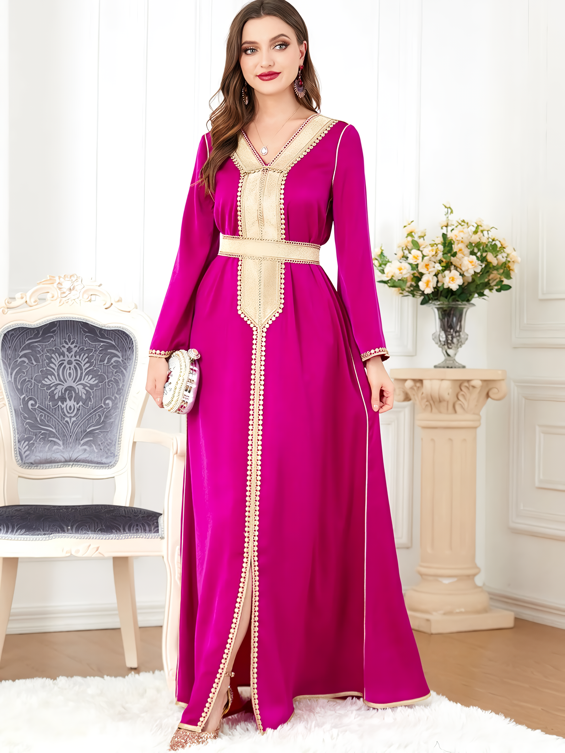 Alesyari Shop I Plain Color Muslim Women's Dress: New Spring Fashion, Stylish and Elegant