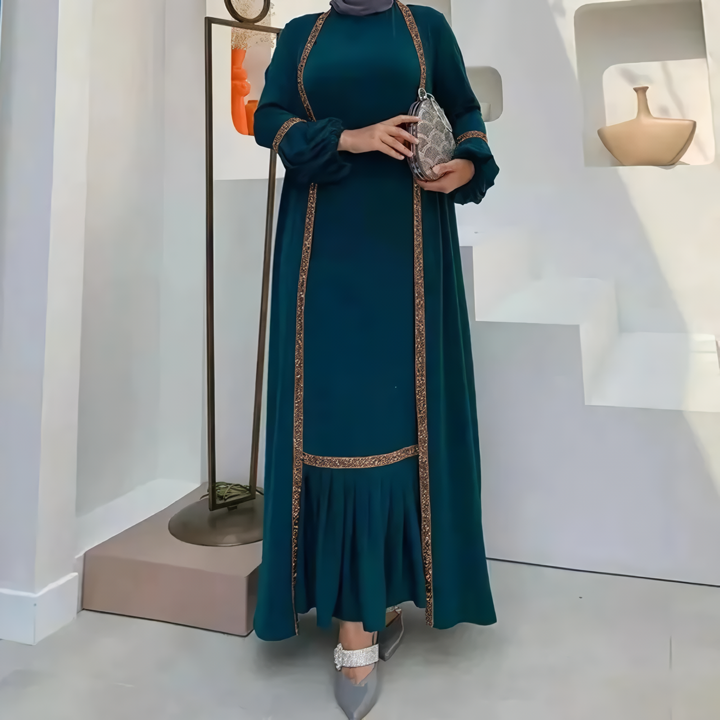 Alesyari Shop I Modest Islamic Dresses for Women: Elegant Eid Abaya from Dubai