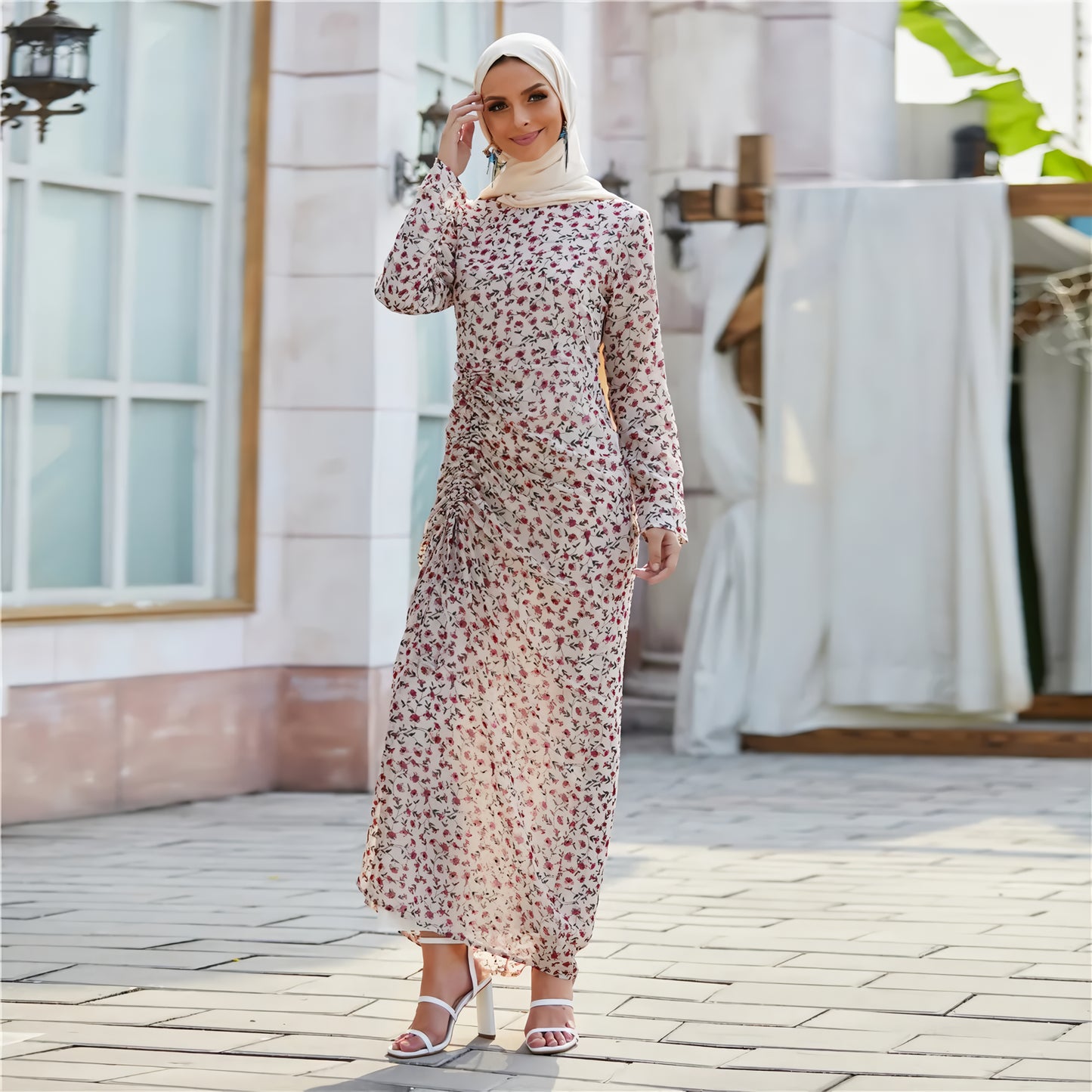 Alesyari Shop I Printed Hijab Abayas: Turkish Dresses for Women, Dubai Abaya - Islamic Fashion