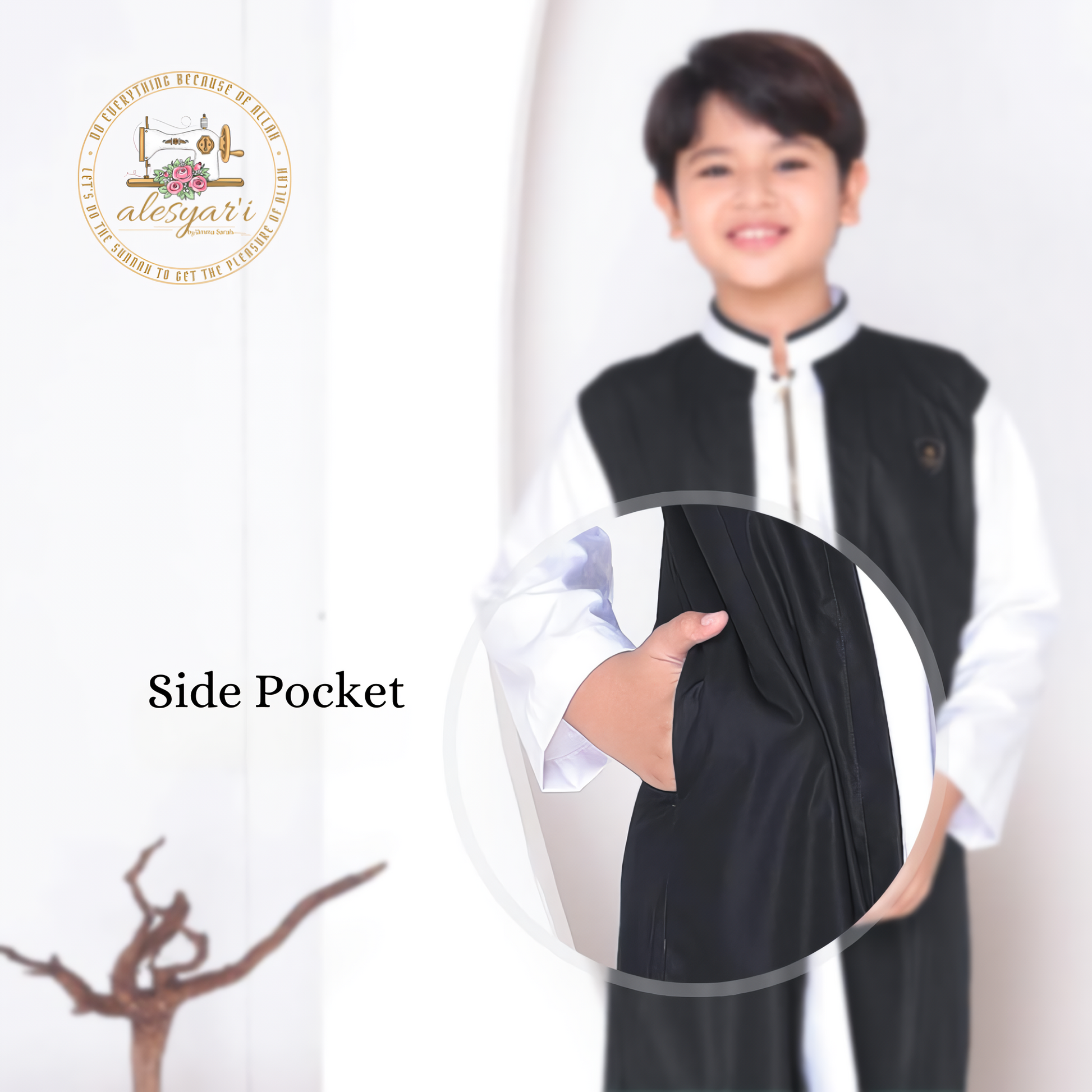 Alesyari Shop I Original Stylish Comfort 2-in-1 Childrens Robe with 2 Layers for Maximum Comfort