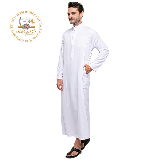 Alesyari Shop I Royal Elegance 2024 Long-sleeve Muslim Mens Jubba Collection