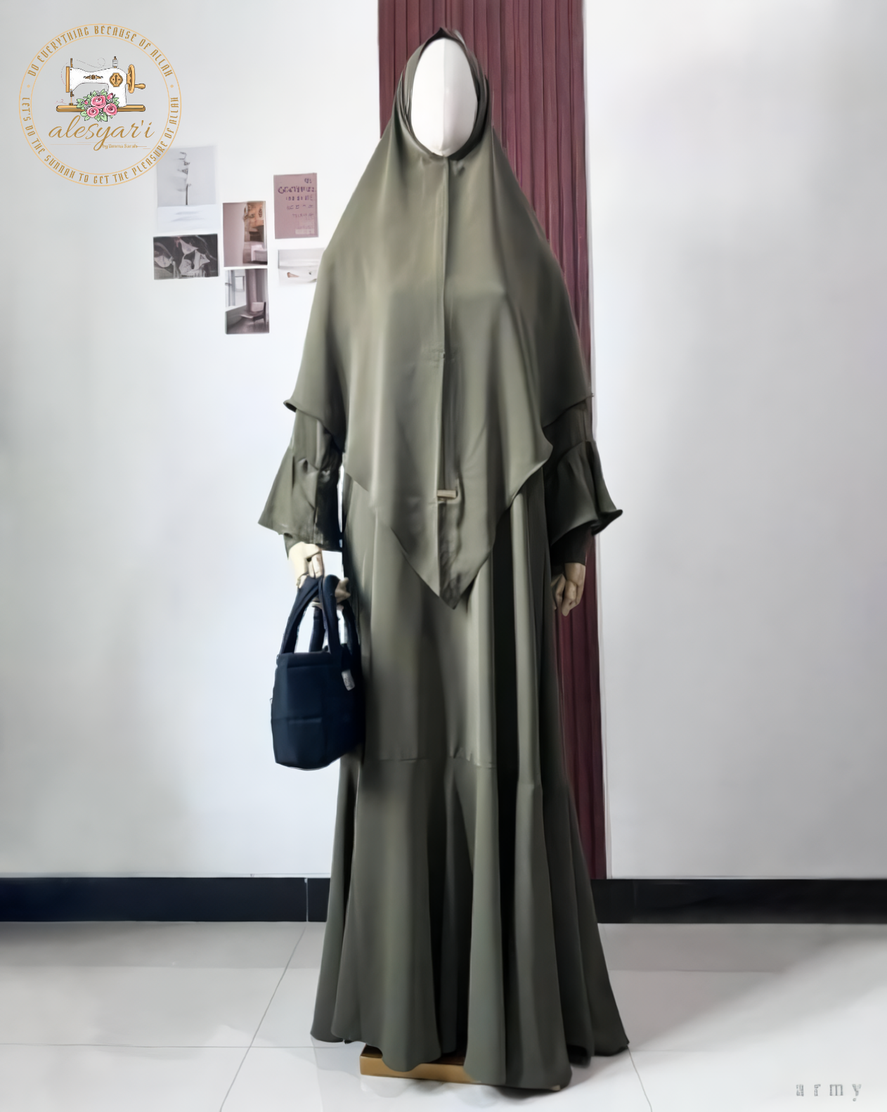 Alesyari Shop I 2024 Ramadan Eid Women Muslim Dubai Abaya Turkey For Party Hijab Dress Fashion Abaya Robe Islamic Clothing