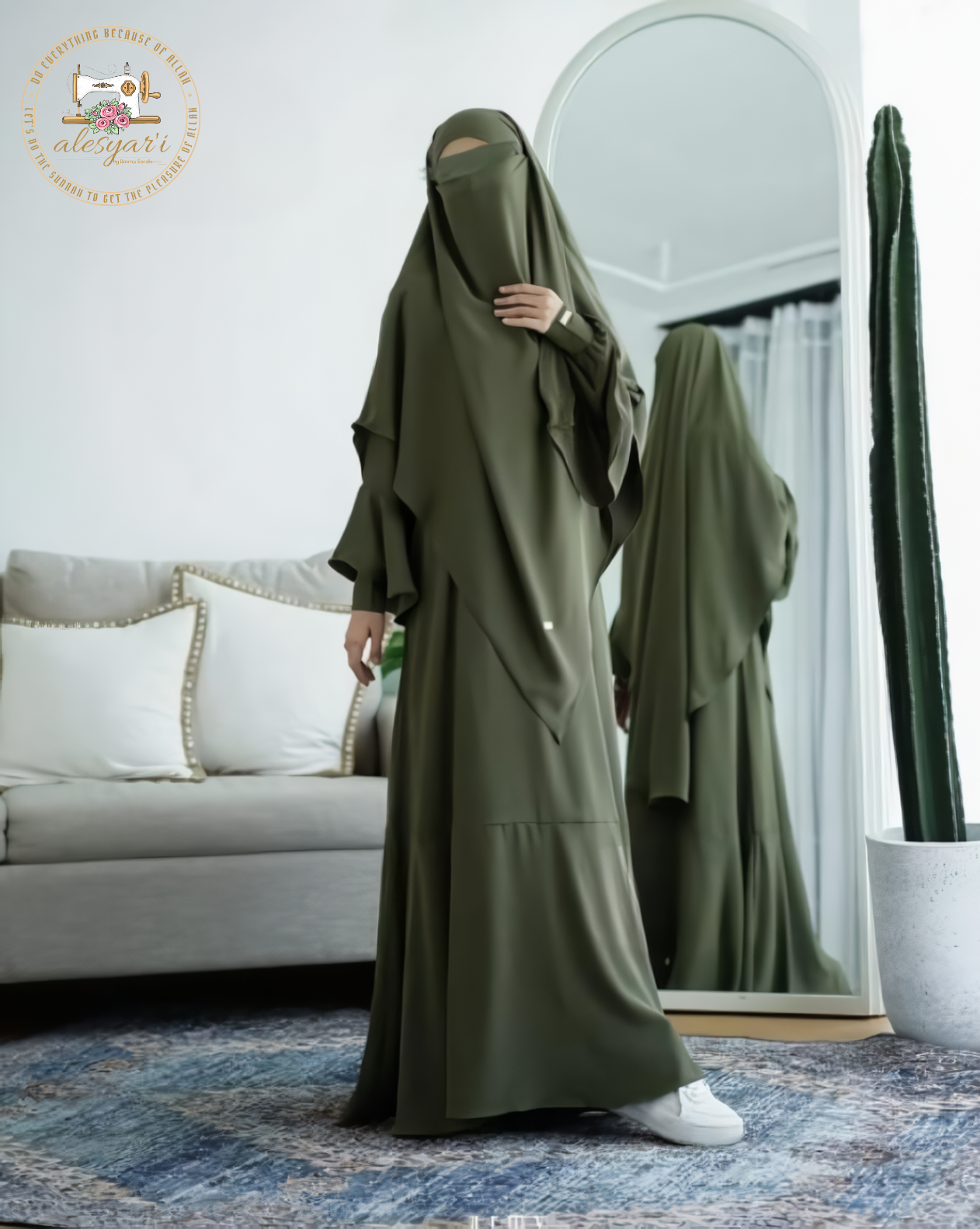 Alesyari Shop I 2024 Ramadan Eid Women Muslim Dubai Abaya Turkey For Party Hijab Dress Fashion Abaya Robe Islamic Clothing