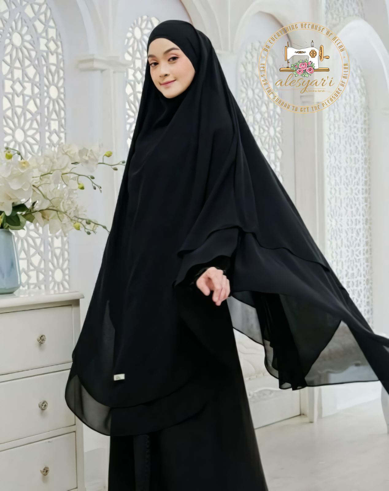 Alesyari Shop I New Coming 2024 Ramadan Abaya Muslim Hijab Dress Turkey Kaftan Caftan Muslim For Women Service Clothing Robe