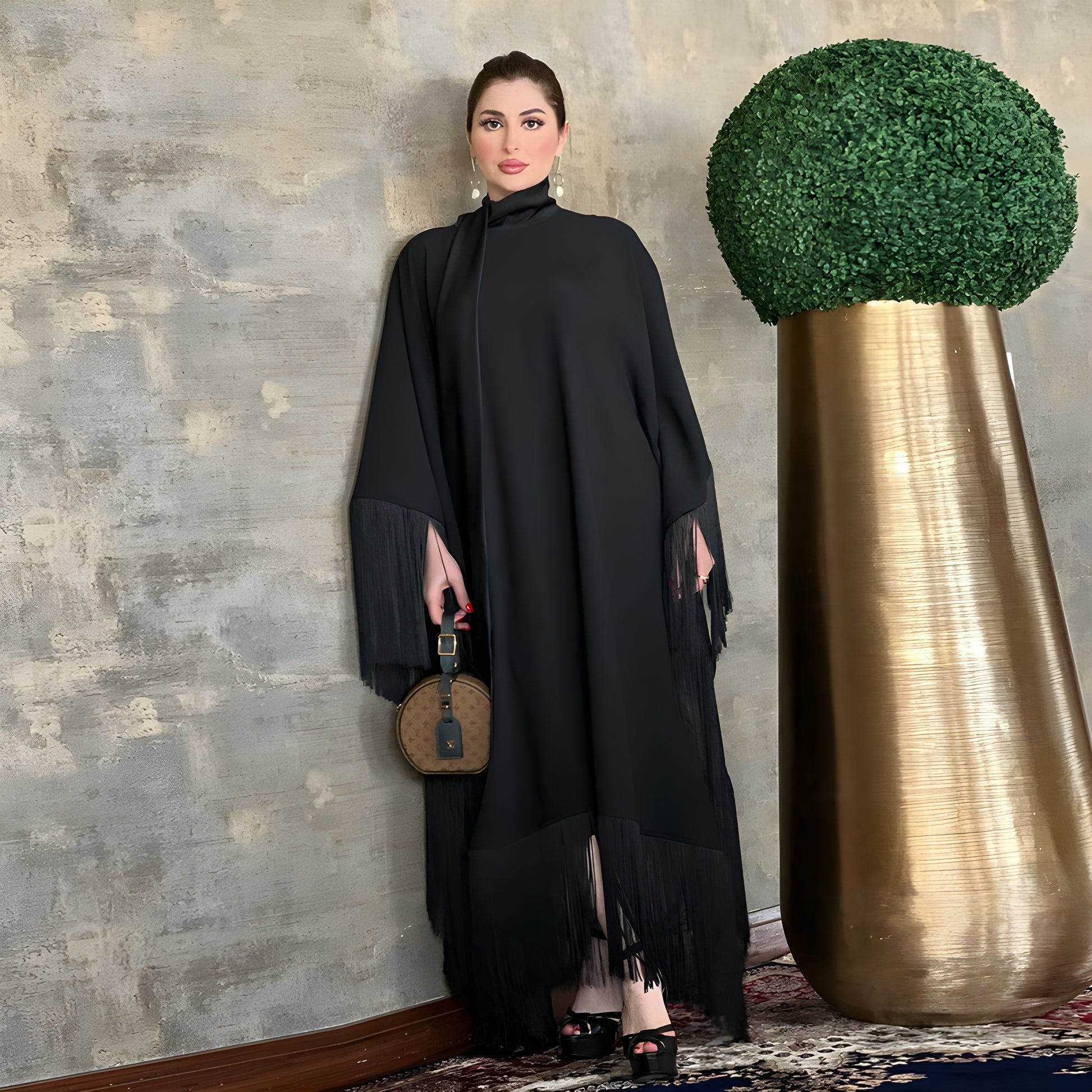 Alesyari Shop I Elegant Caftan for Muslim Women, Perfect for Eid, Ramadan, and Long Evenings - Unveiling the Latest in Dubai Abaya Fashion for 2023