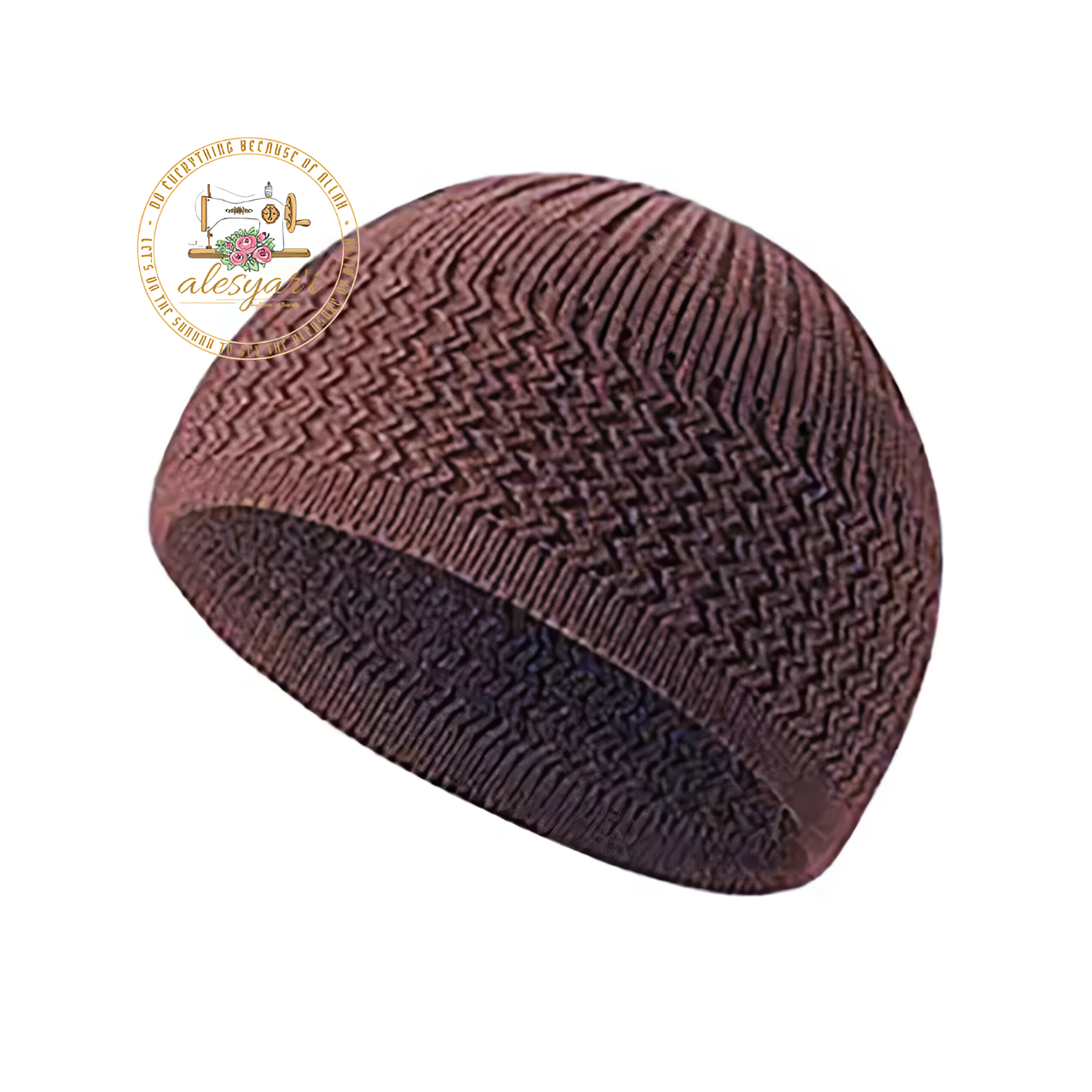 Alesyari Shop I New Winter Warmth: Woolen Muslim Caps for Mosque - Unisex Beanies