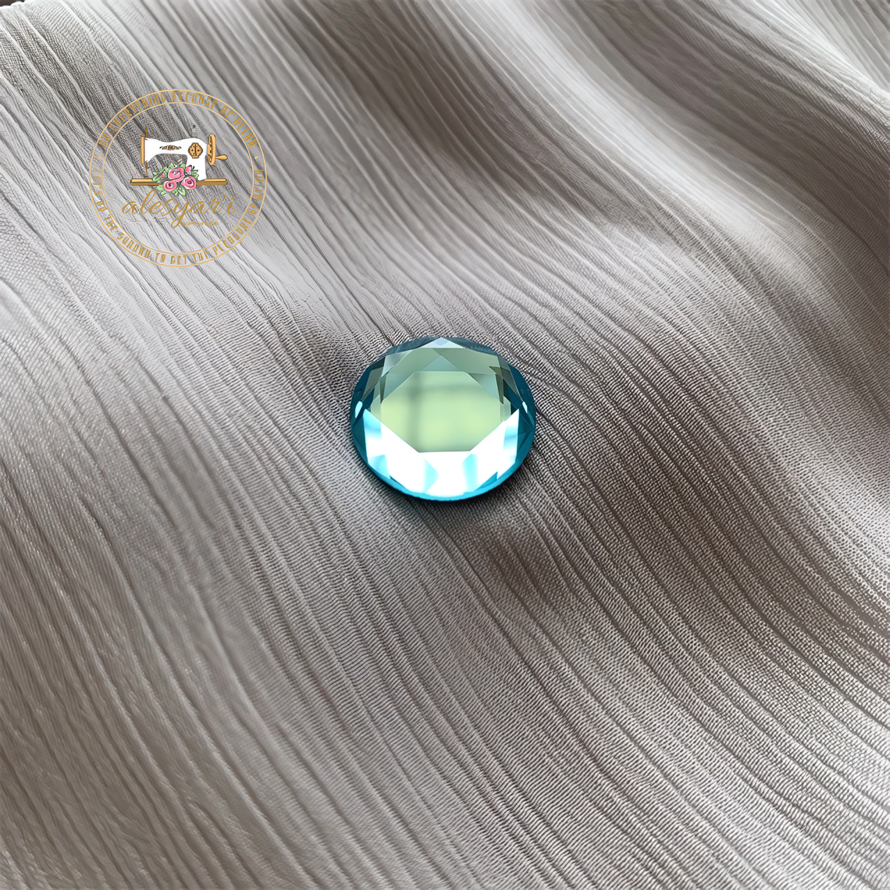 Alesyari Shop I Magnetic Glass Pins for Muslim Hijab Accessories - Vibrant Acrylic Brooches with Strong Magnets for Stylish Scarf Buckling