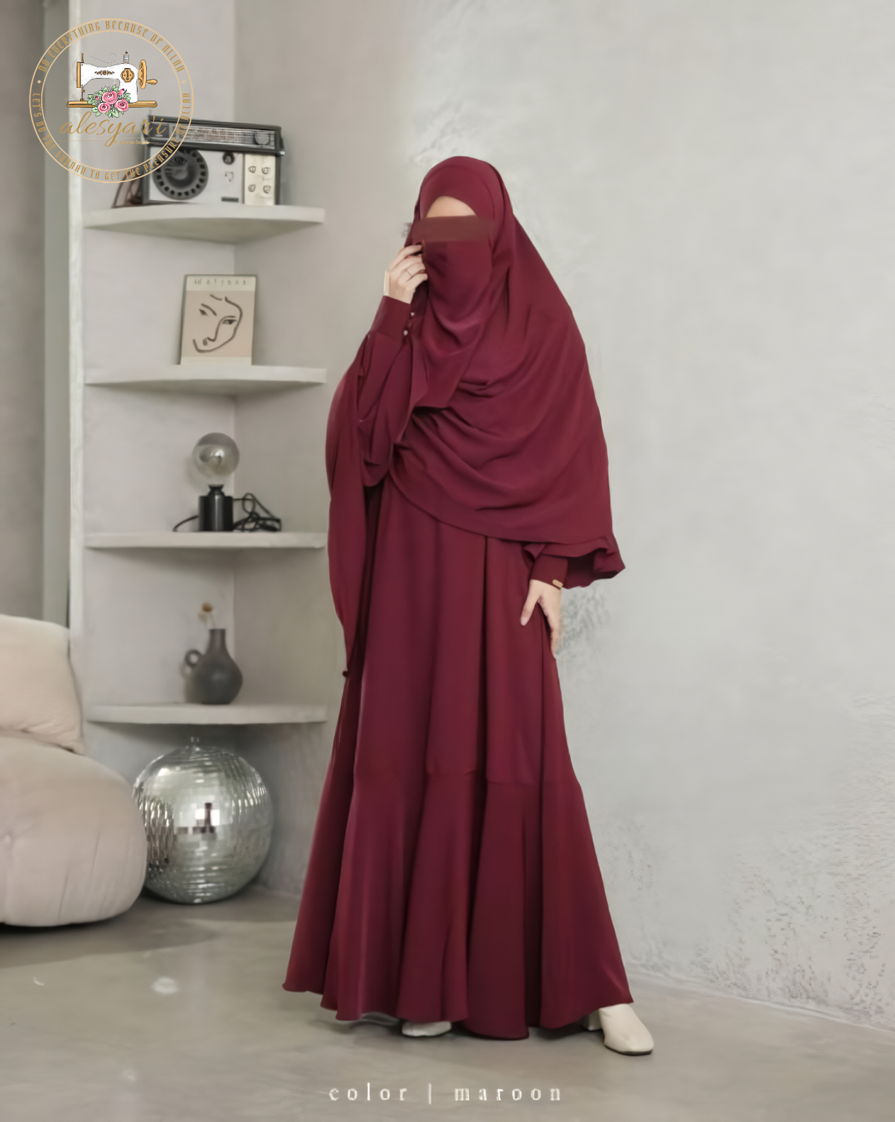 Alesyari Shop I 2024 Ramadan Eid Women Muslim Dubai Abaya Turkey For Party Hijab Dress Fashion Abaya Robe Islamic Clothing