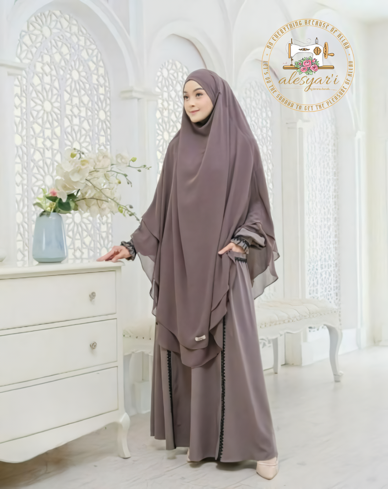 Alesyari Shop I New Coming 2024 Ramadan Abaya Muslim Hijab Dress Turkey Kaftan Caftan Muslim For Women Service Clothing Robe