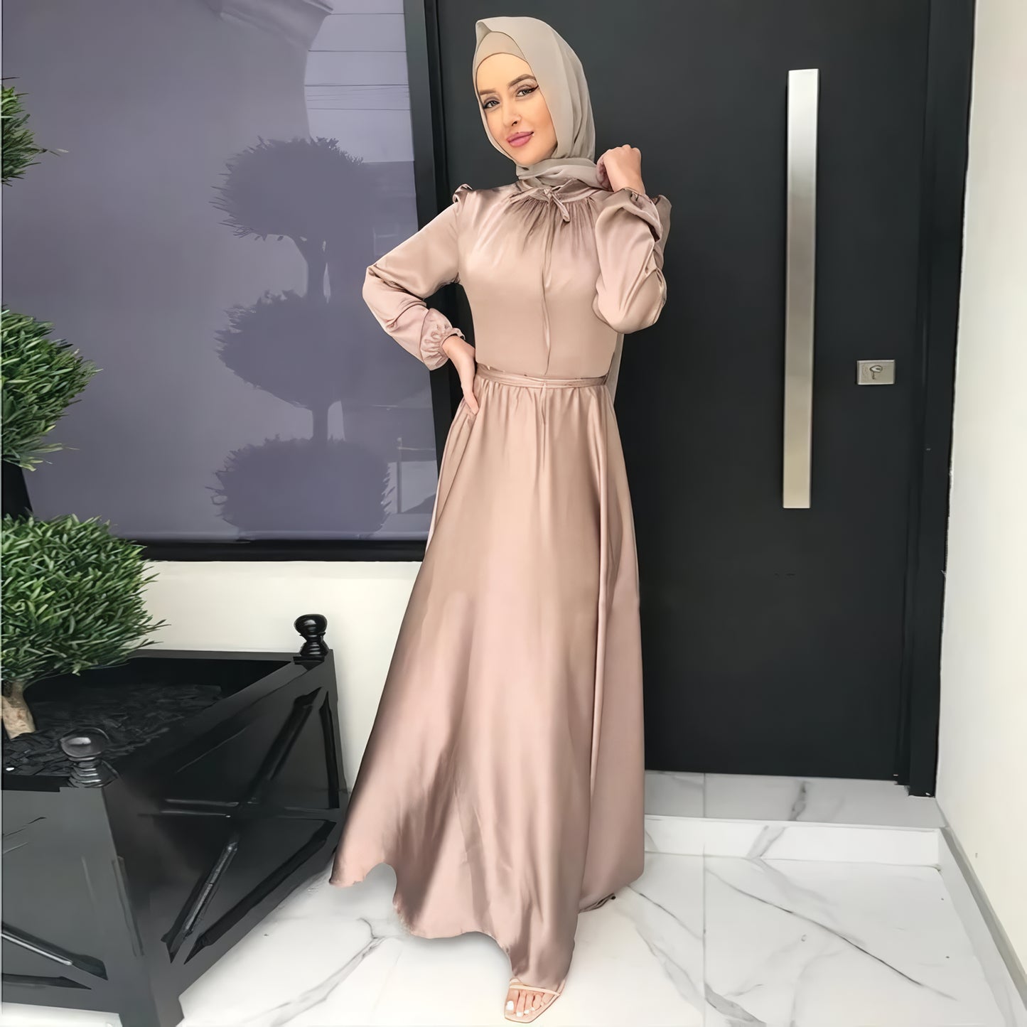 Alesyari Shop I Muslim Abaya Dress: Dubai, Turkey, Arab, Slavic, Moroccan Kaftan - Islamic Attire