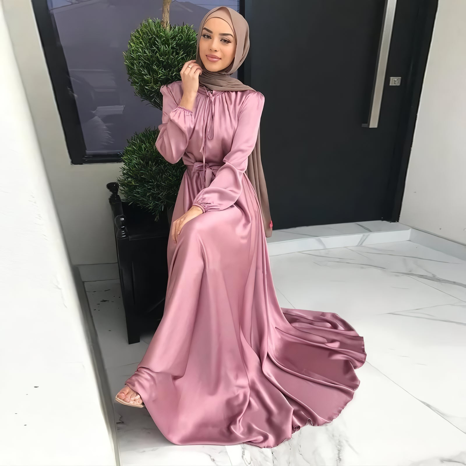 Alesyari Shop I Muslim Abaya Dress: Dubai, Turkey, Arab, Slavic, Moroccan Kaftan - Islamic Attire