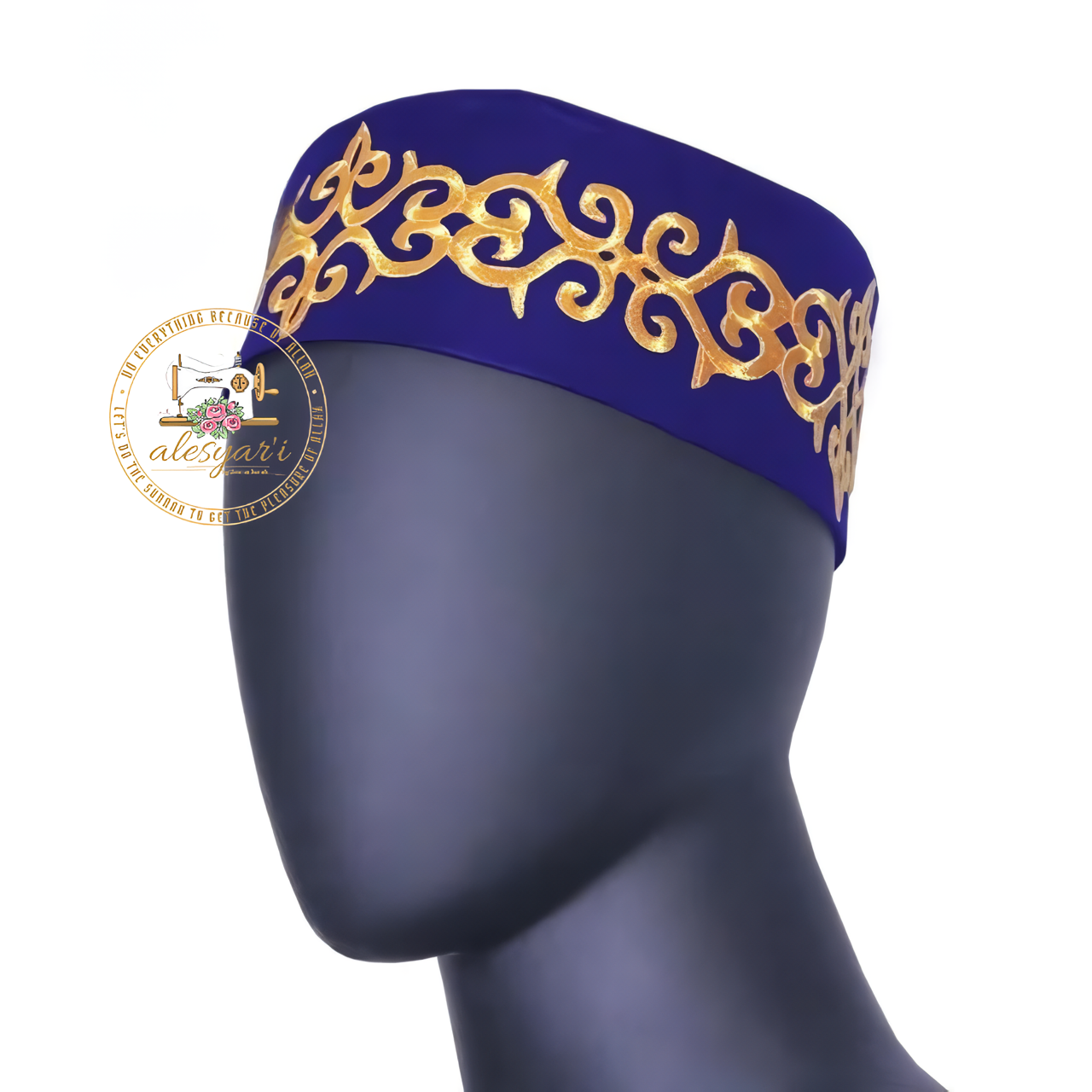 Alesyari Shop I Islamic Elegance: Ramadan Men's Kippah - Arab Caps for Muslim Prayer