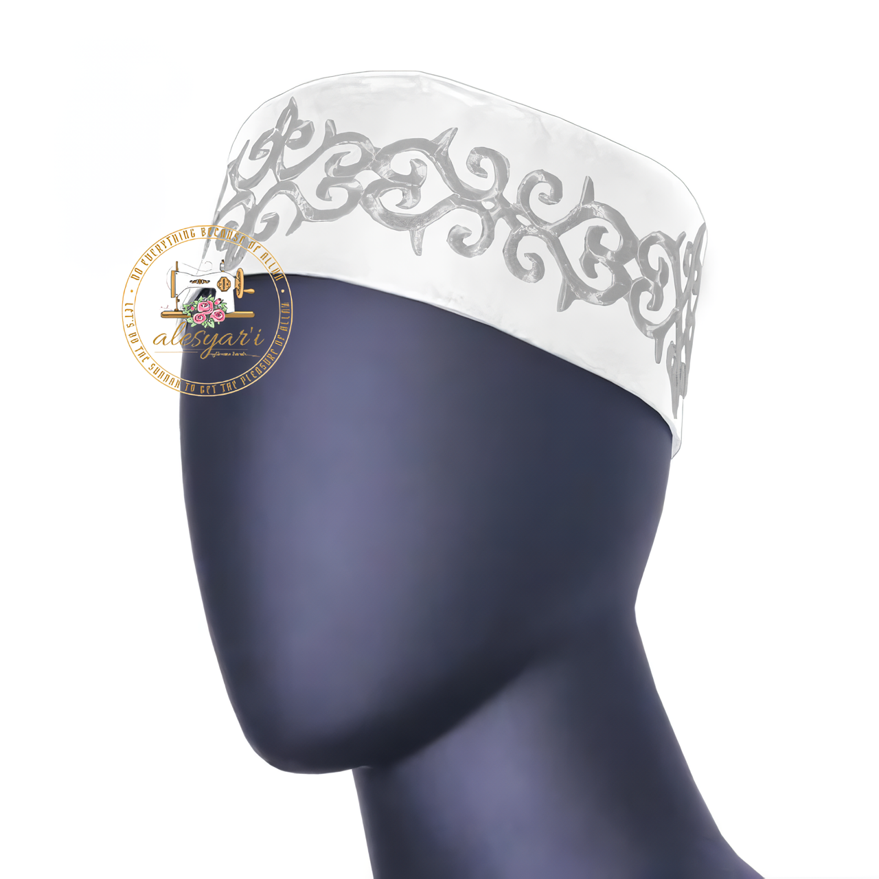 Alesyari Shop I Islamic Elegance: Ramadan Men's Kippah - Arab Caps for Muslim Prayer