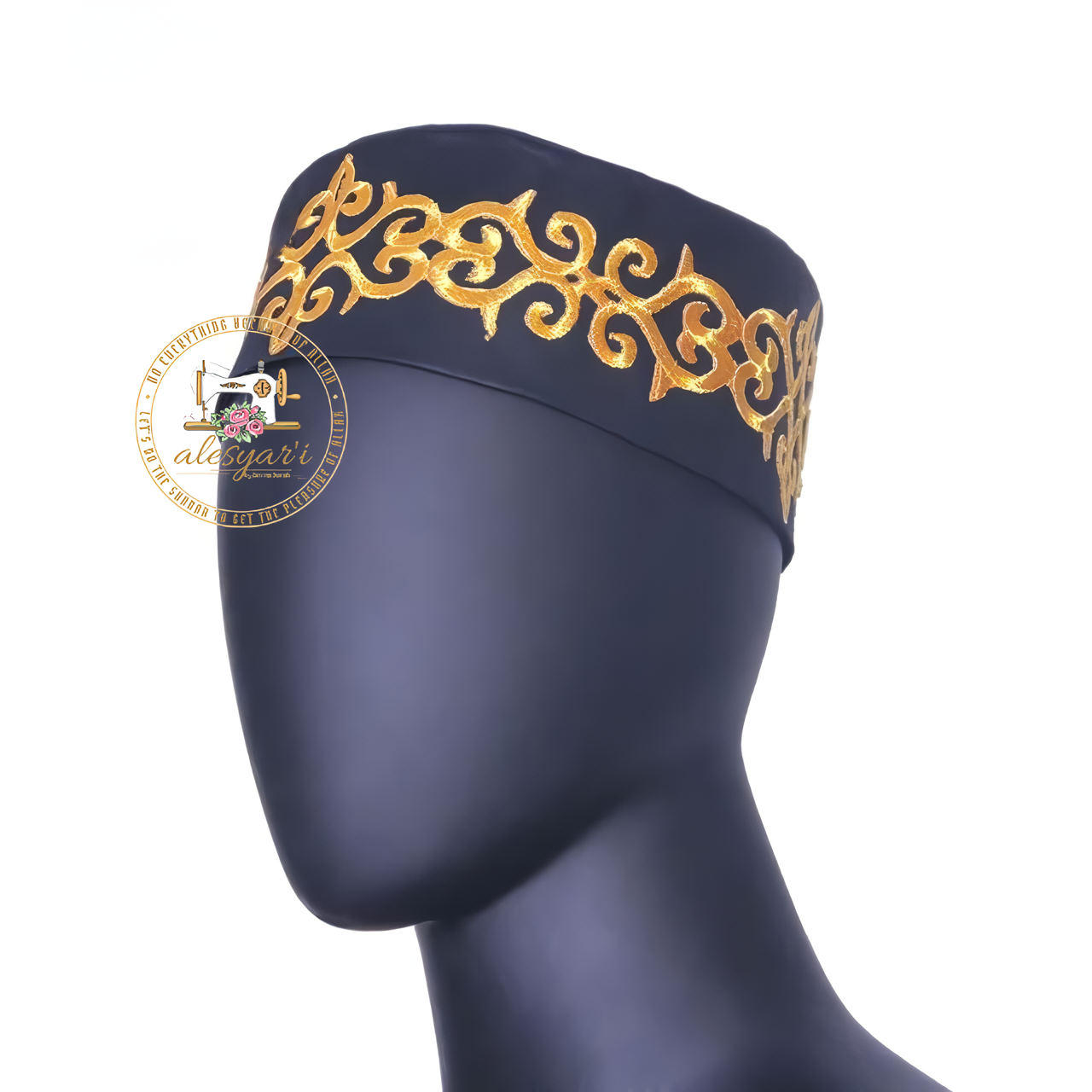 Alesyari Shop I Islamic Elegance: Ramadan Men's Kippah - Arab Caps for Muslim Prayer