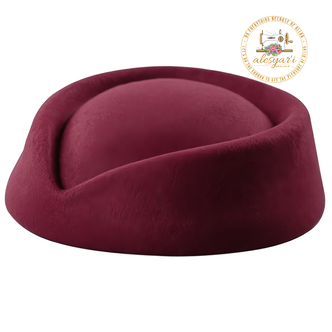 Alesyari Shop I Chic Solid-Colored Beret Caps Elevate Your Style with Air Hostess Cosplay in Sweet Business Uniform Live Shows